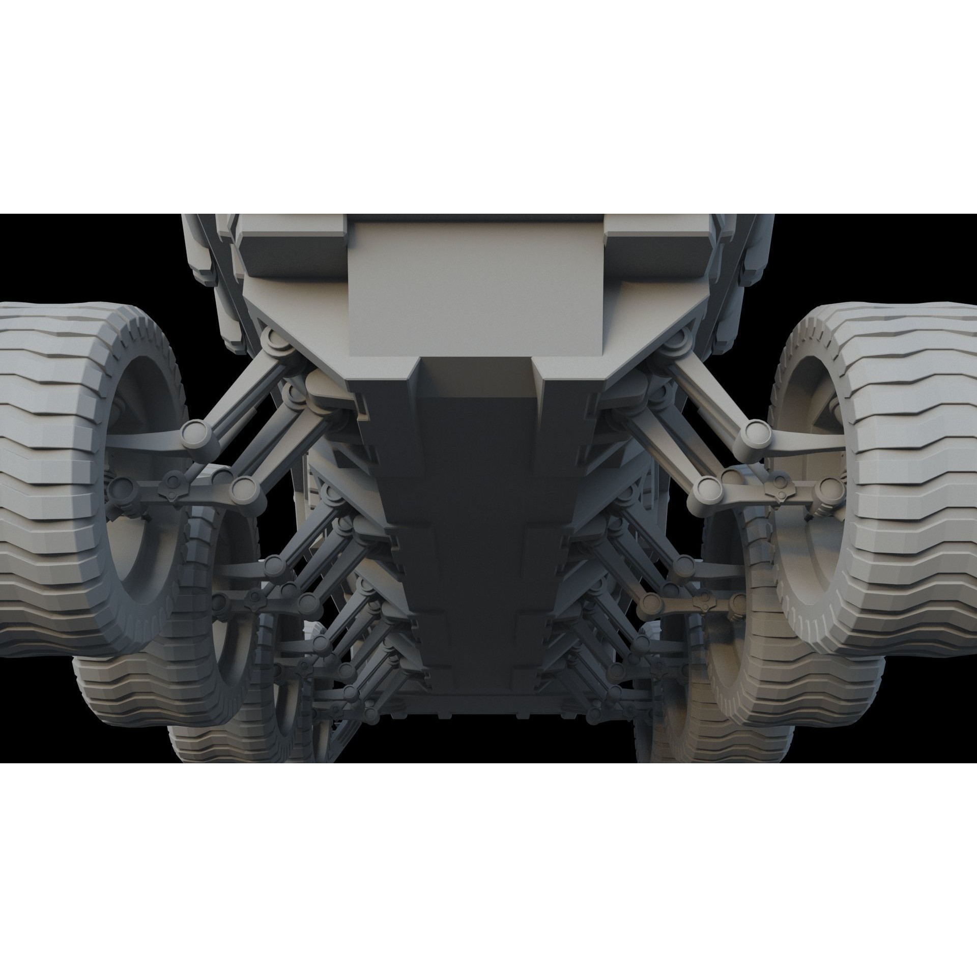 Sci-Fi Reconnaissance Vehicle - Game-Ready 3D Model - View 19