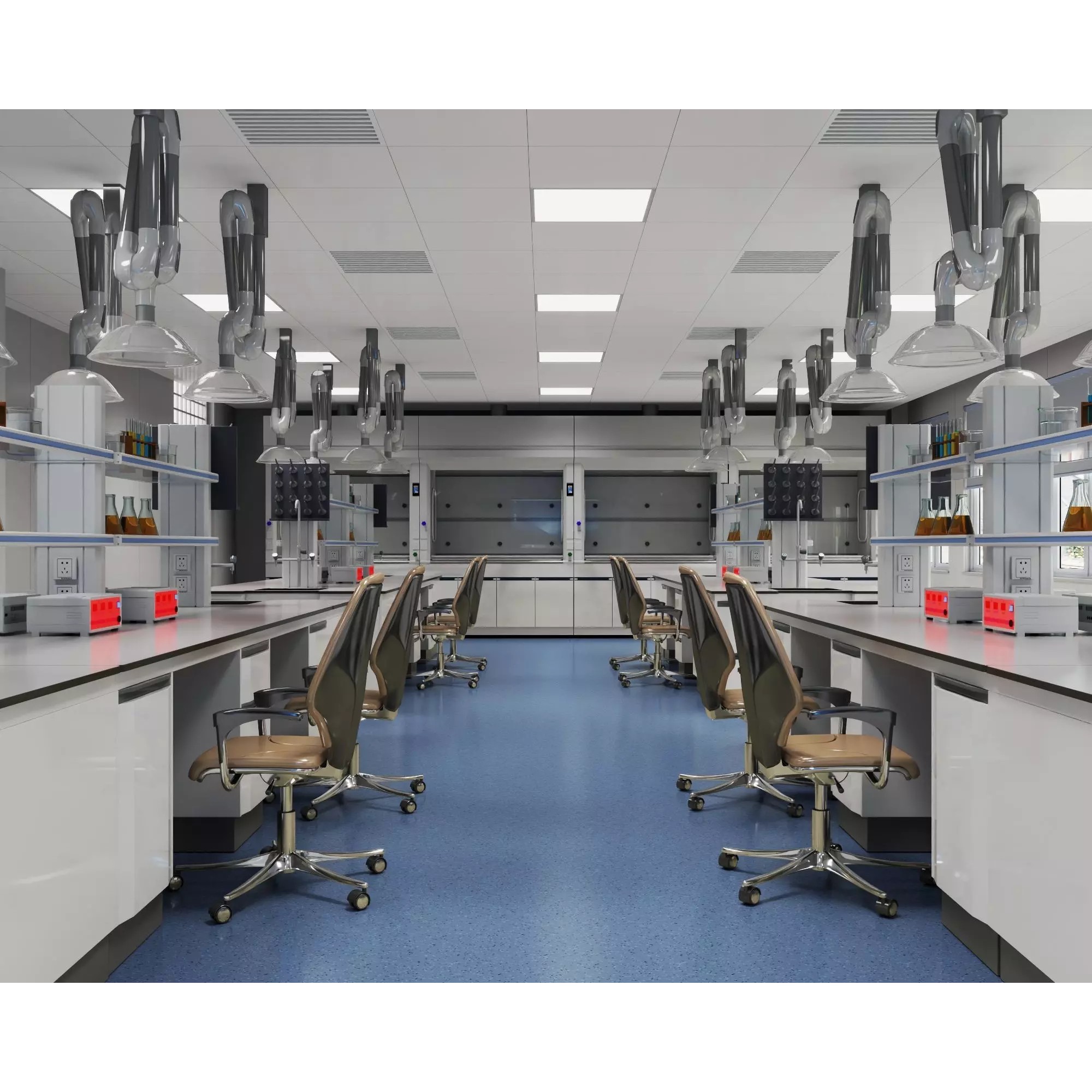 Modern Laboratory - Low-Poly Game-Ready 3D Model - View 9