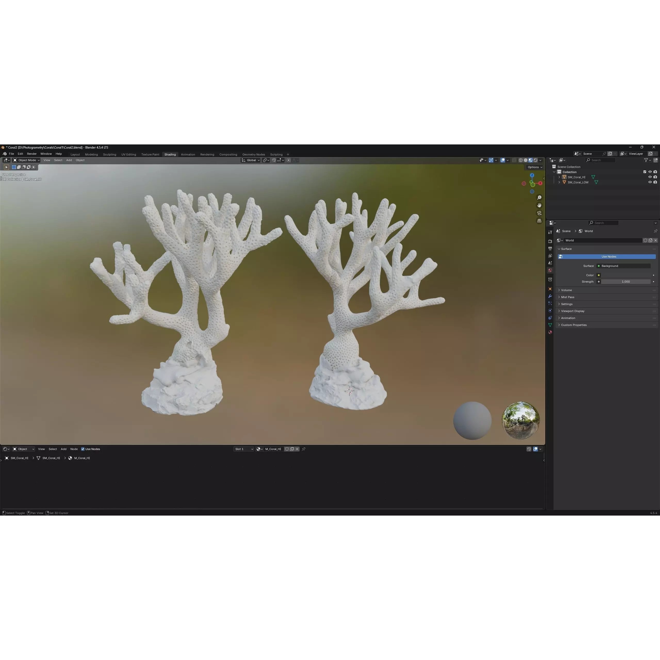 Coral - Low-Poly Game-Ready 3D Model - View 7