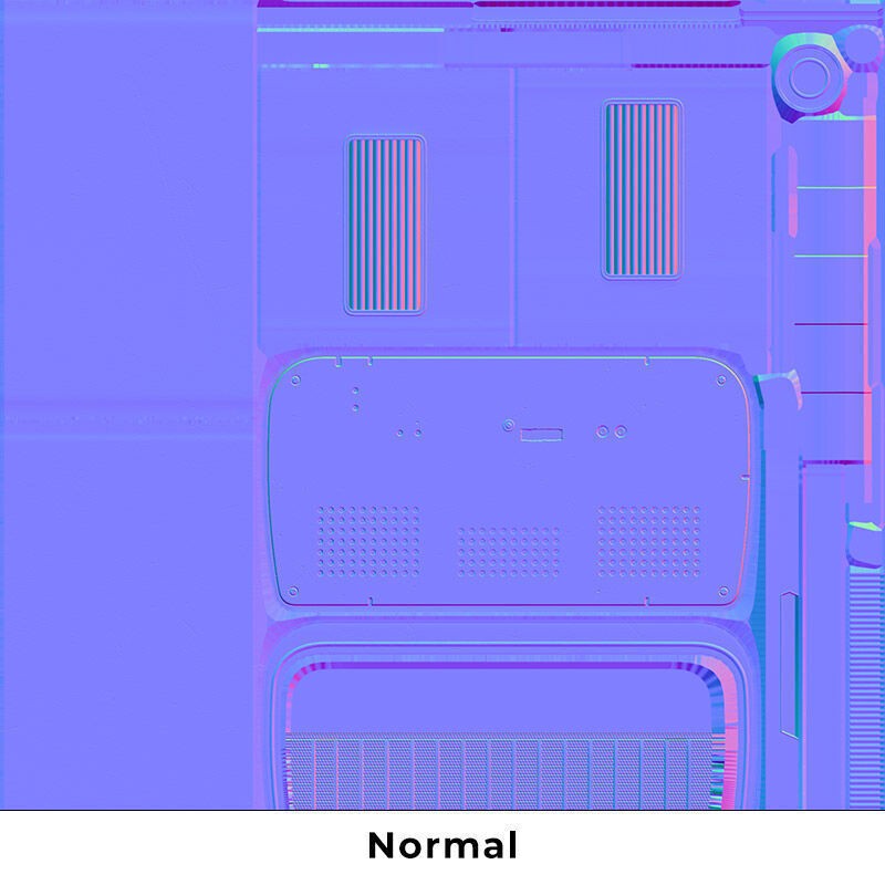 Old Antique Radio - Low-Poly Game-Ready 3D Model - View 22