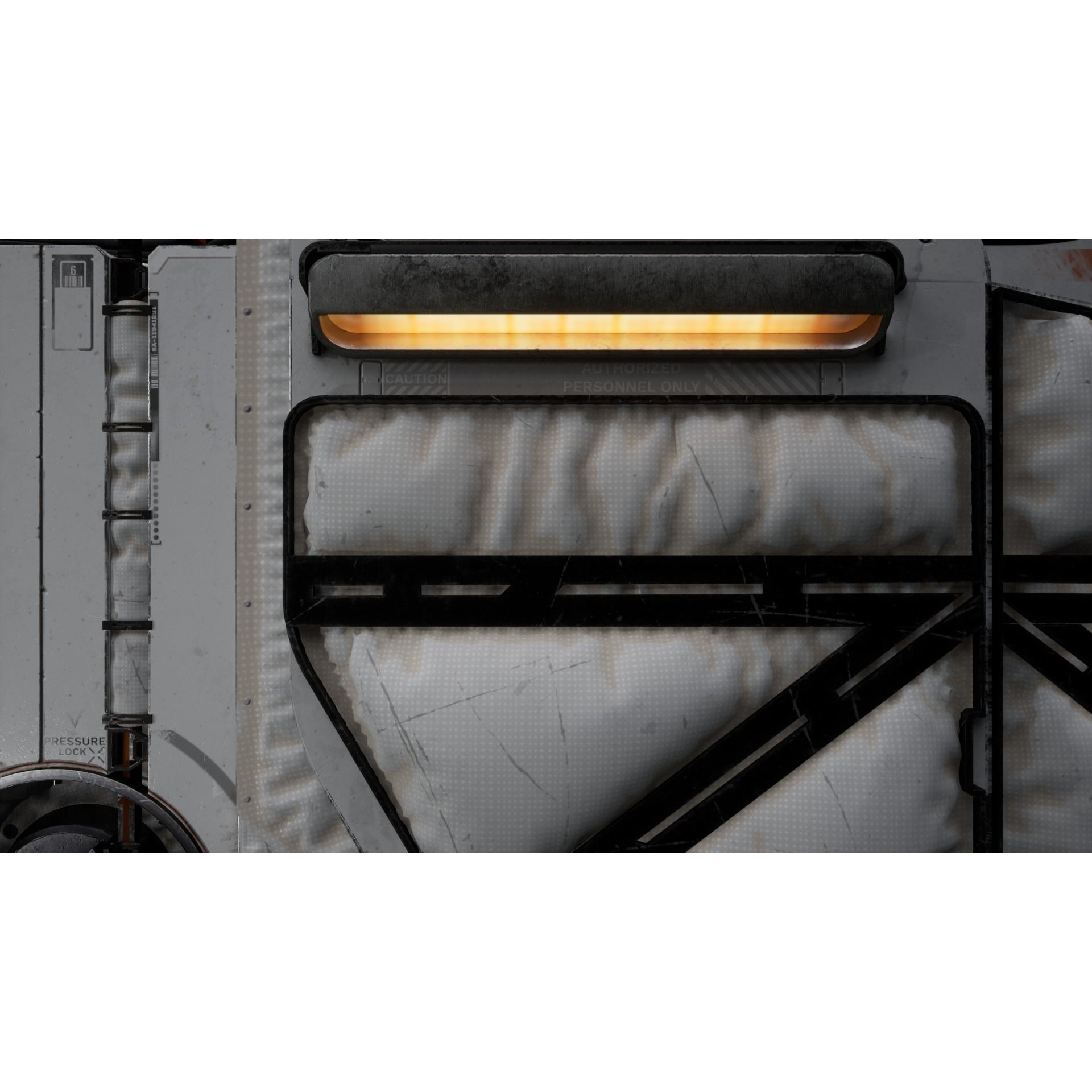 Animated Sci-Fi Door - Exceptional Quality 3D Model - View 11