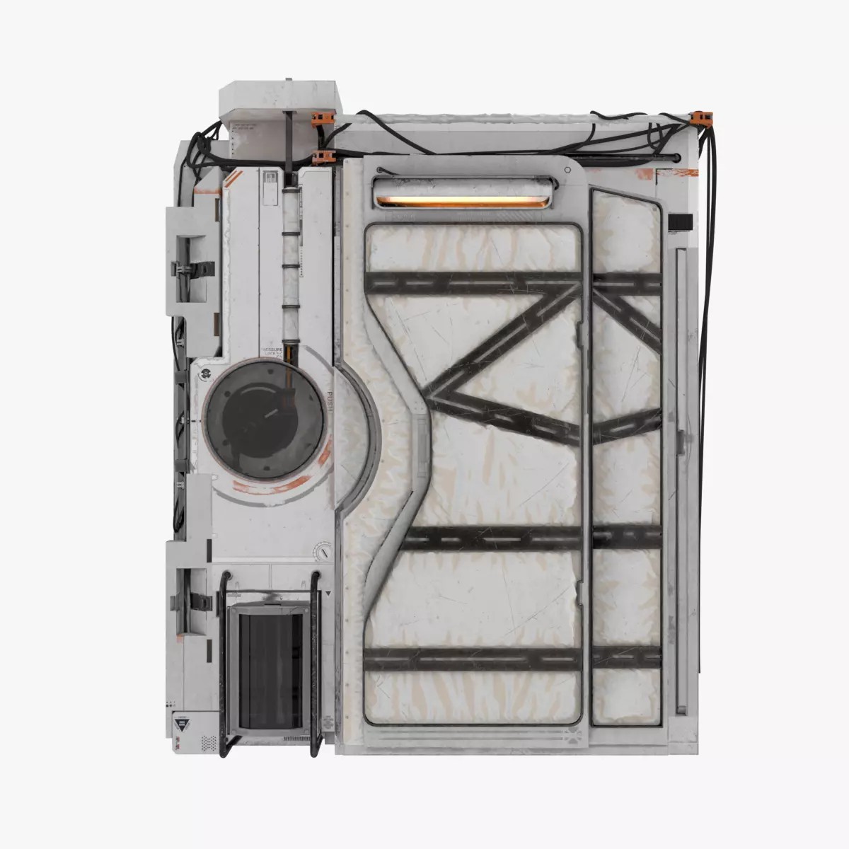 Animated Sci-Fi Door - Exceptional Quality 3D Model - View 2