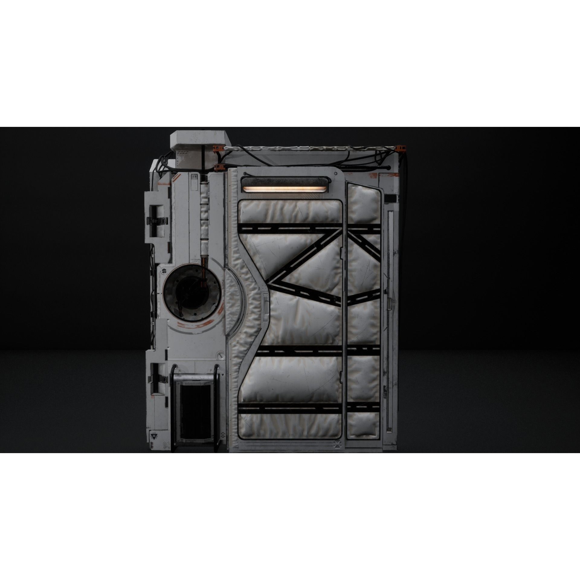 Animated Sci-Fi Door - Exceptional Quality 3D Model - View 5