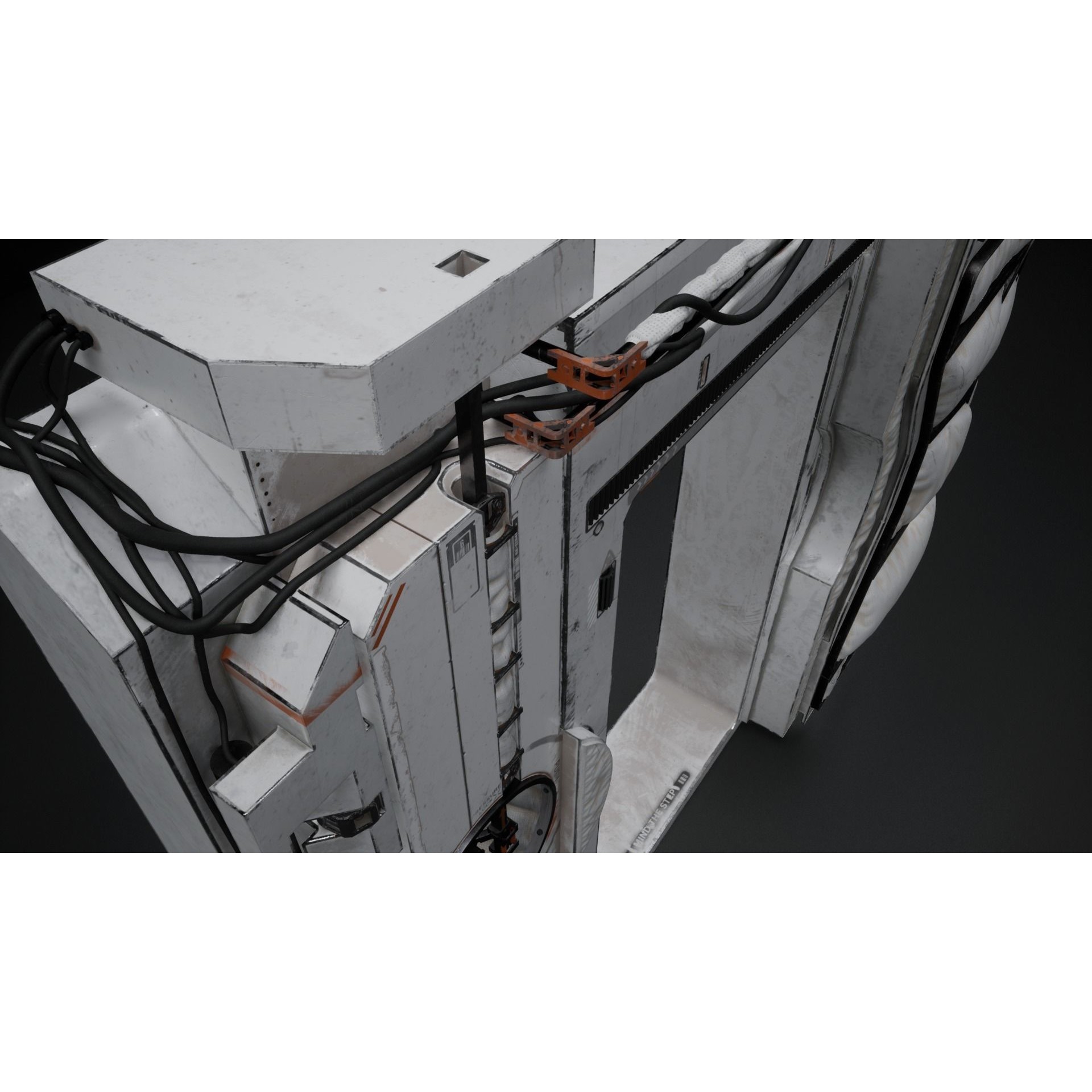 Animated Sci-Fi Door - Exceptional Quality 3D Model - View 9