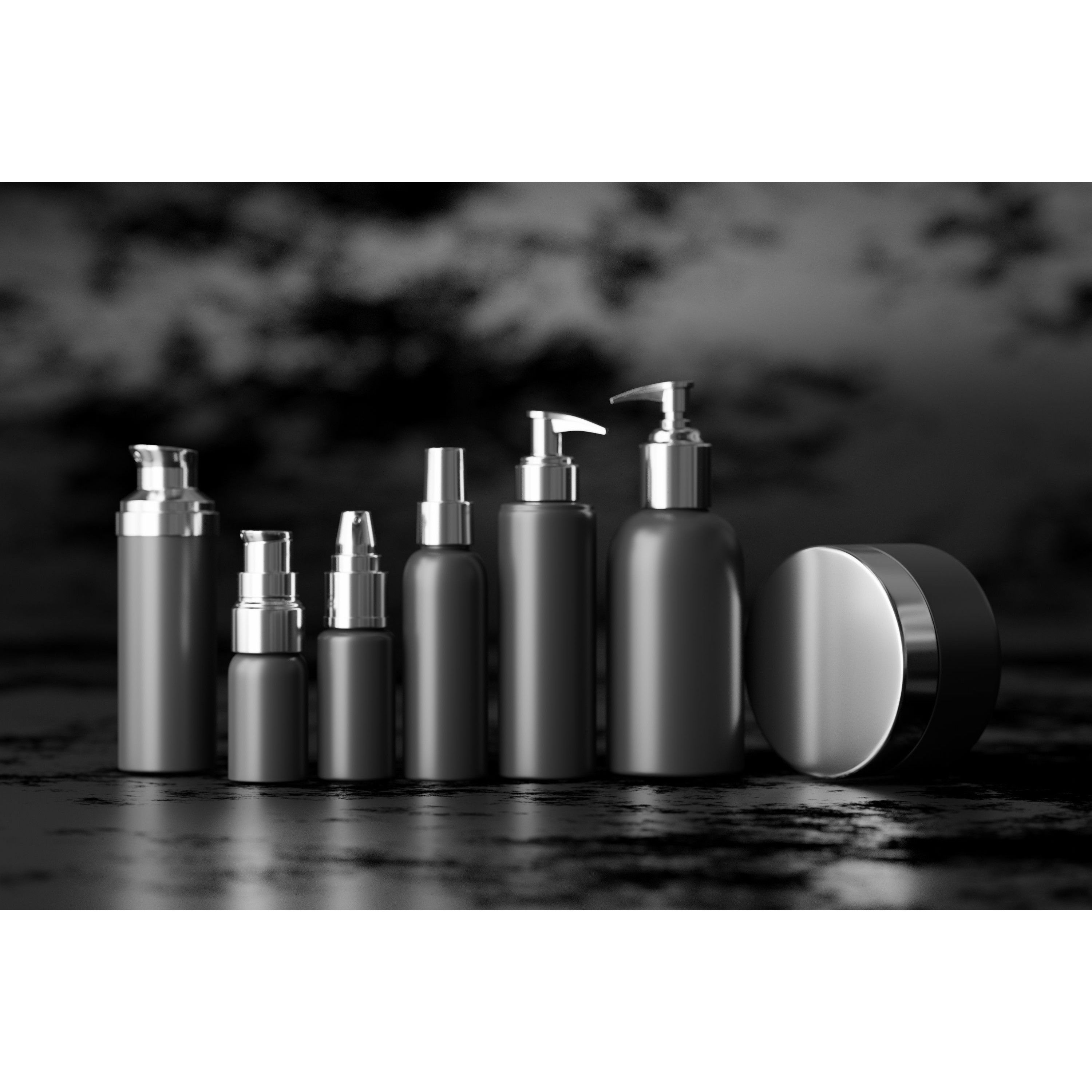 Cosmetic Bottle Collection - Low-Poly Game-Ready 3D Model - View 11