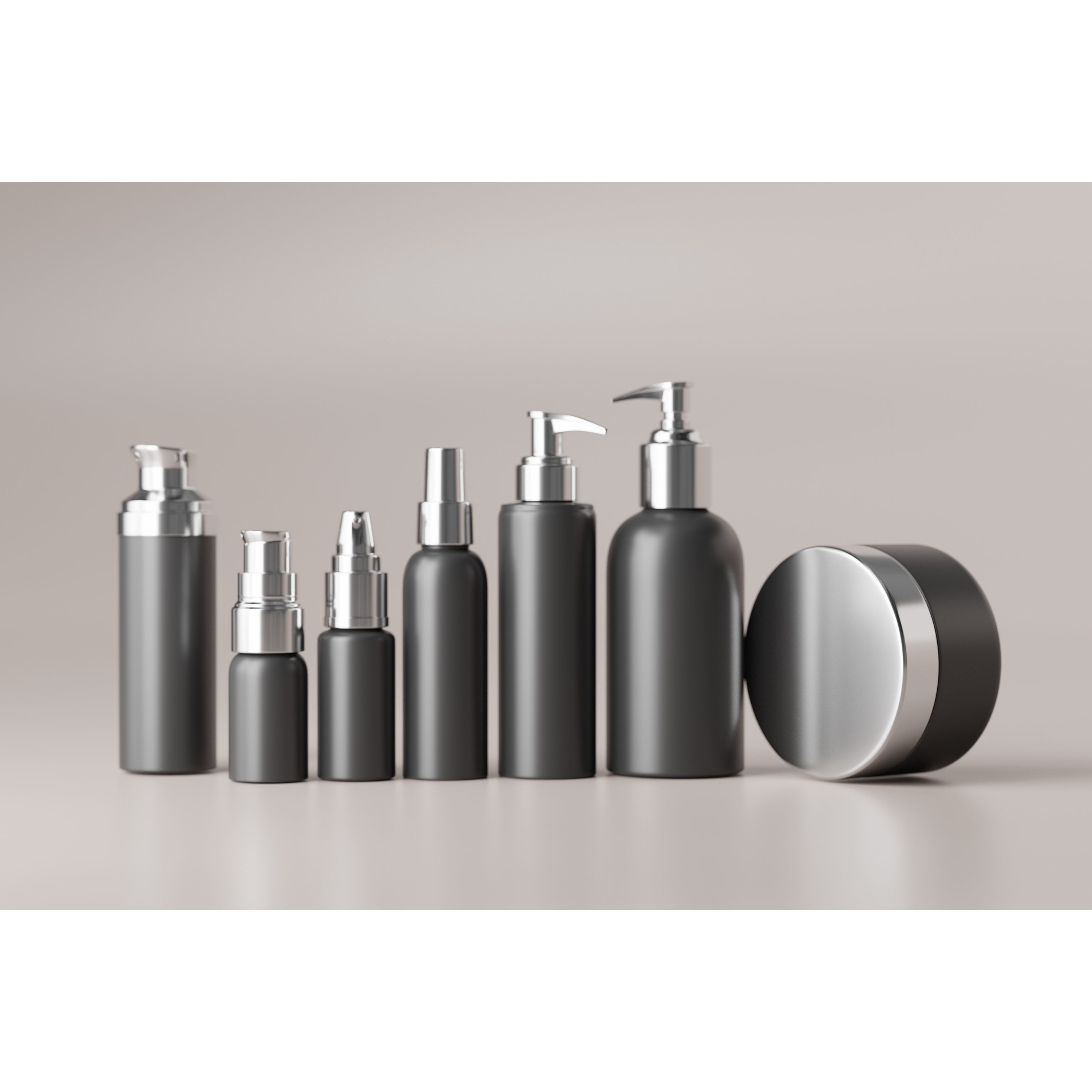 Cosmetic Bottle Collection - Low-Poly Game-Ready 3D Model - View 12