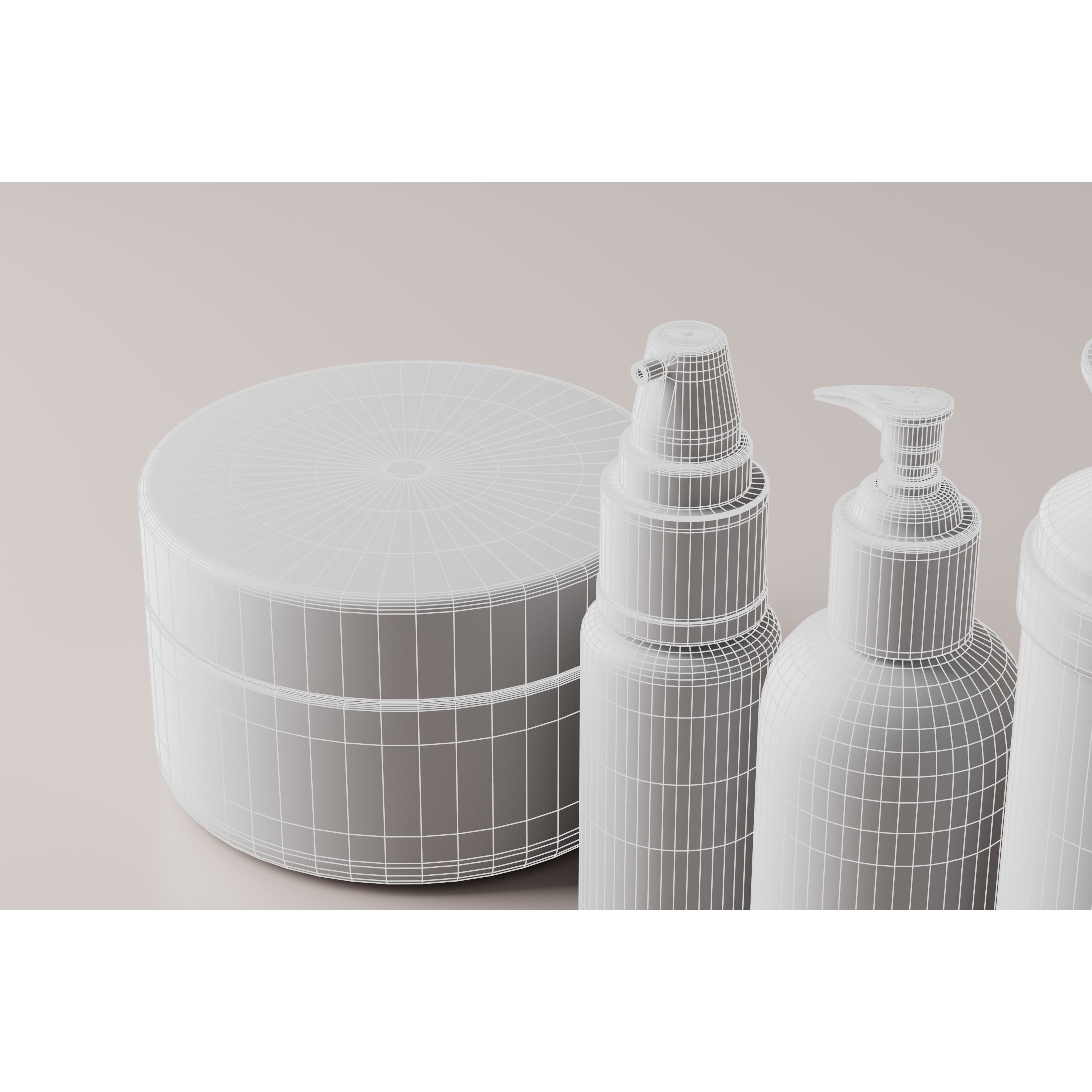 Cosmetic Bottle Collection - Low-Poly Game-Ready 3D Model - View 15