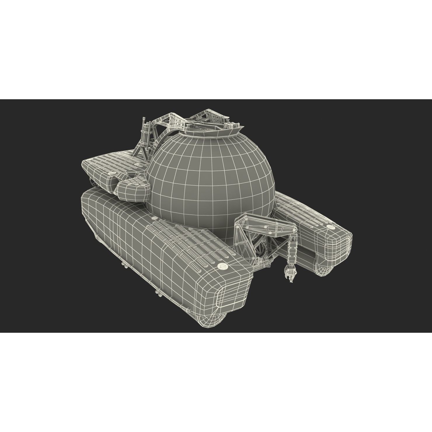 Personal Submarine Triton 3300 - Game-Ready 3D Model
