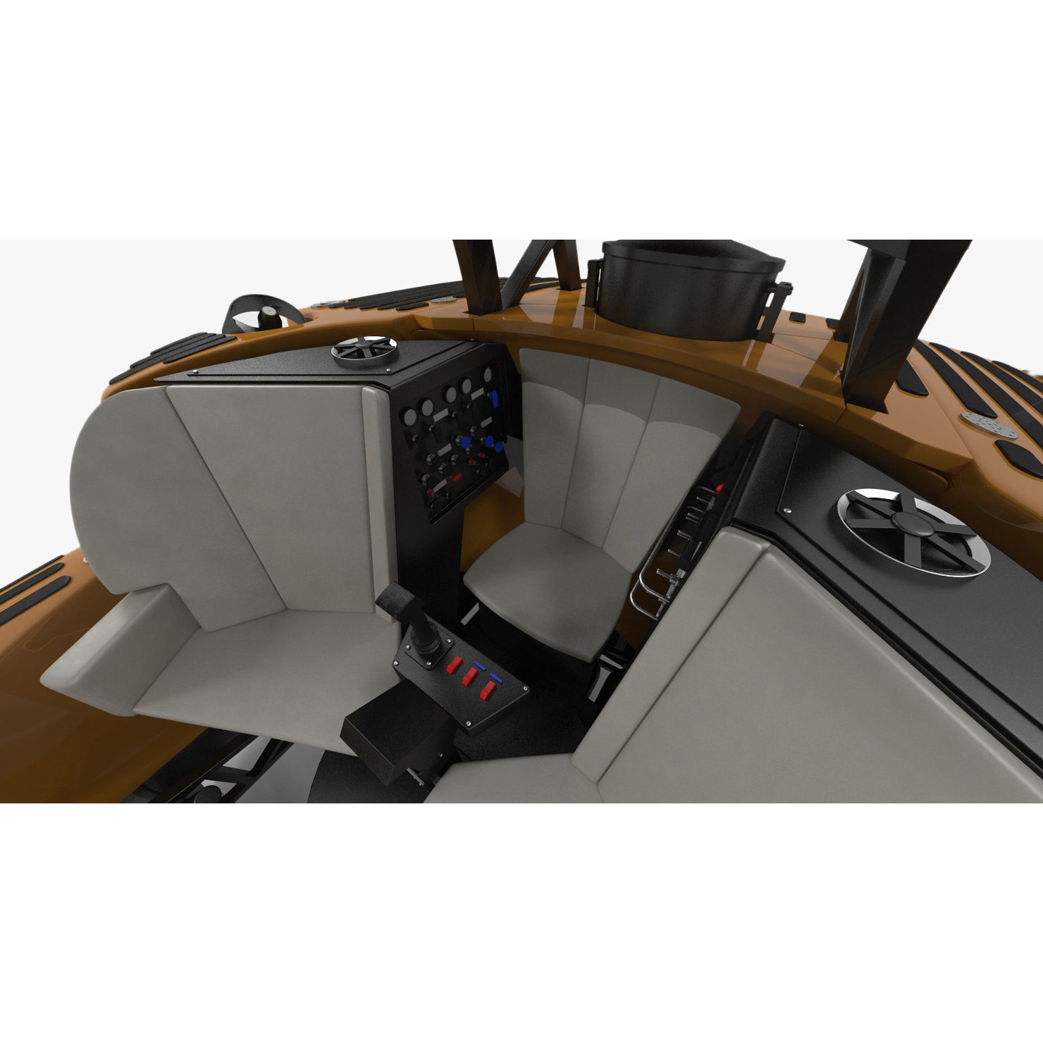 Personal Submarine Triton 3300 - Game-Ready 3D Model - View 14