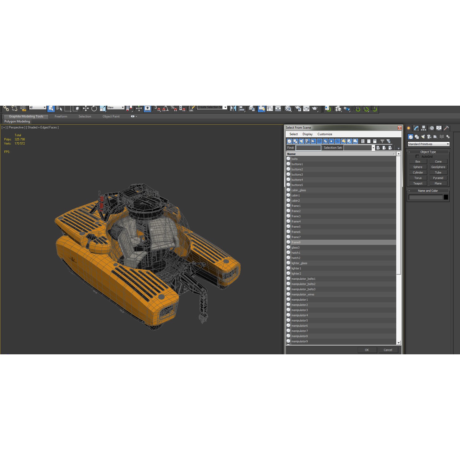 Personal Submarine Triton 3300 - Game-Ready 3D Model - View 20