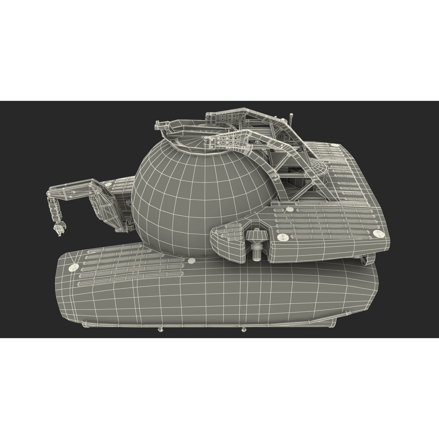 Personal Submarine Triton 3300 - Game-Ready 3D Model - View 24