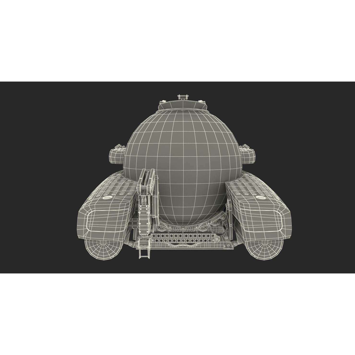 Personal Submarine Triton 3300 - Game-Ready 3D Model - View 25