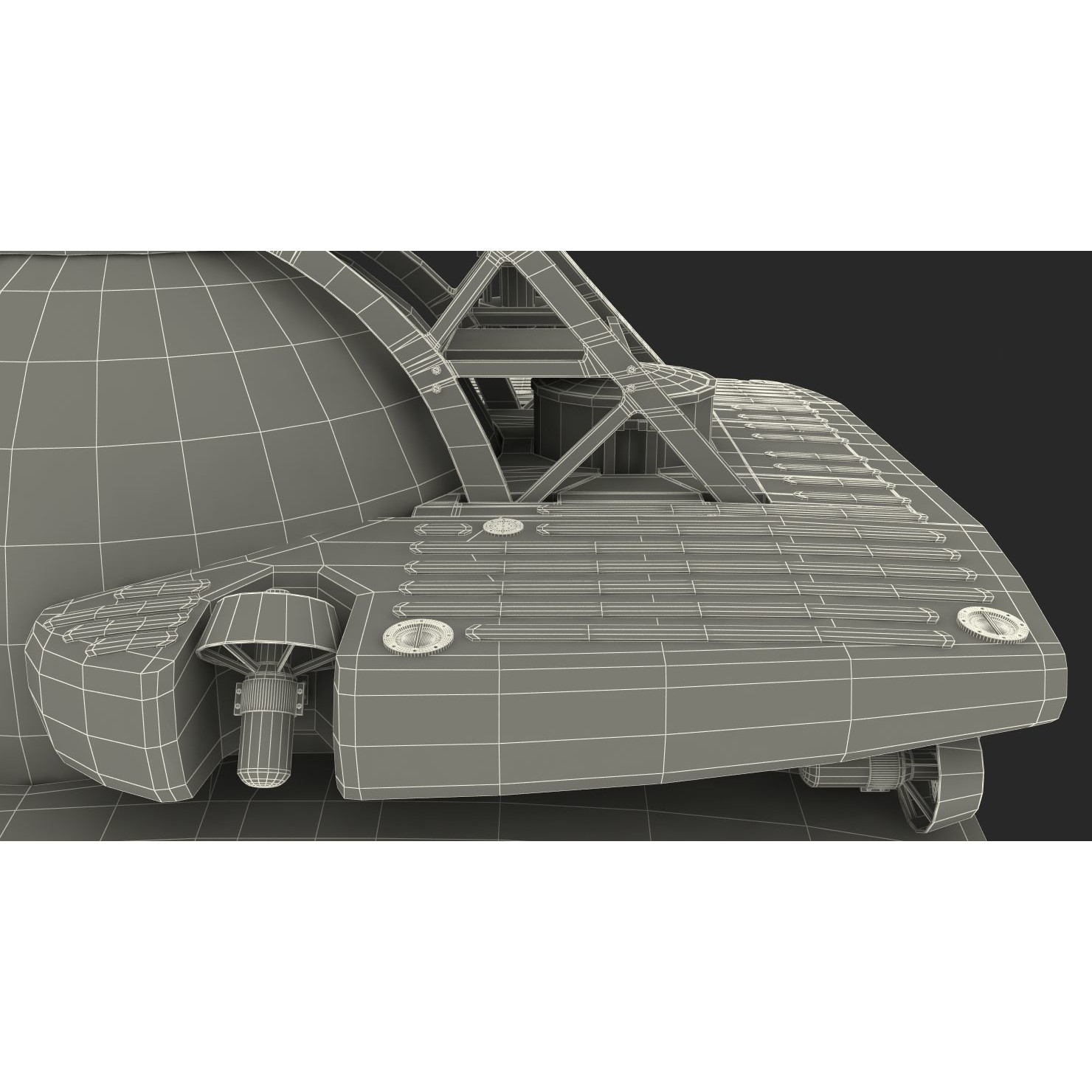 Personal Submarine Triton 3300 - Game-Ready 3D Model - View 26