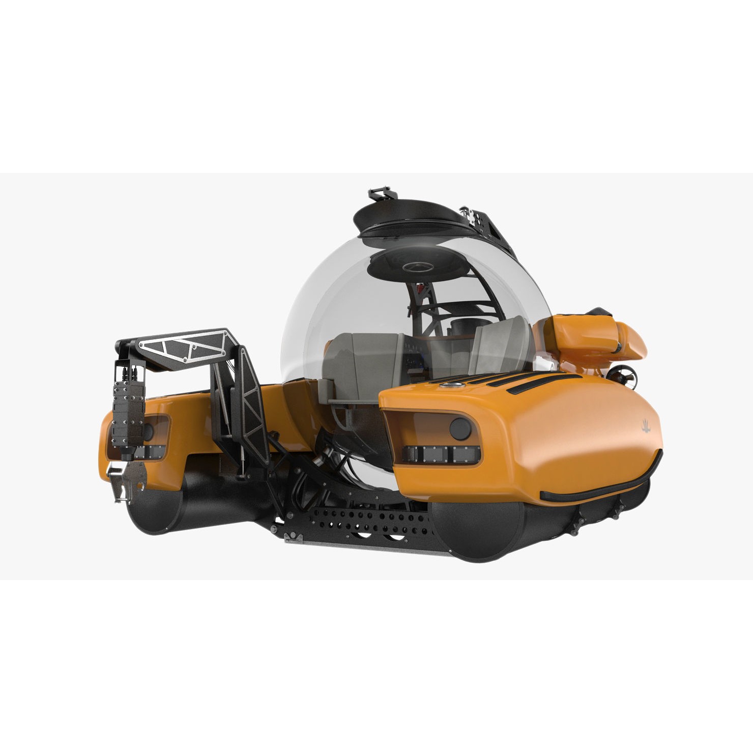 Personal Submarine Triton 3300 - Game-Ready 3D Model - View 5