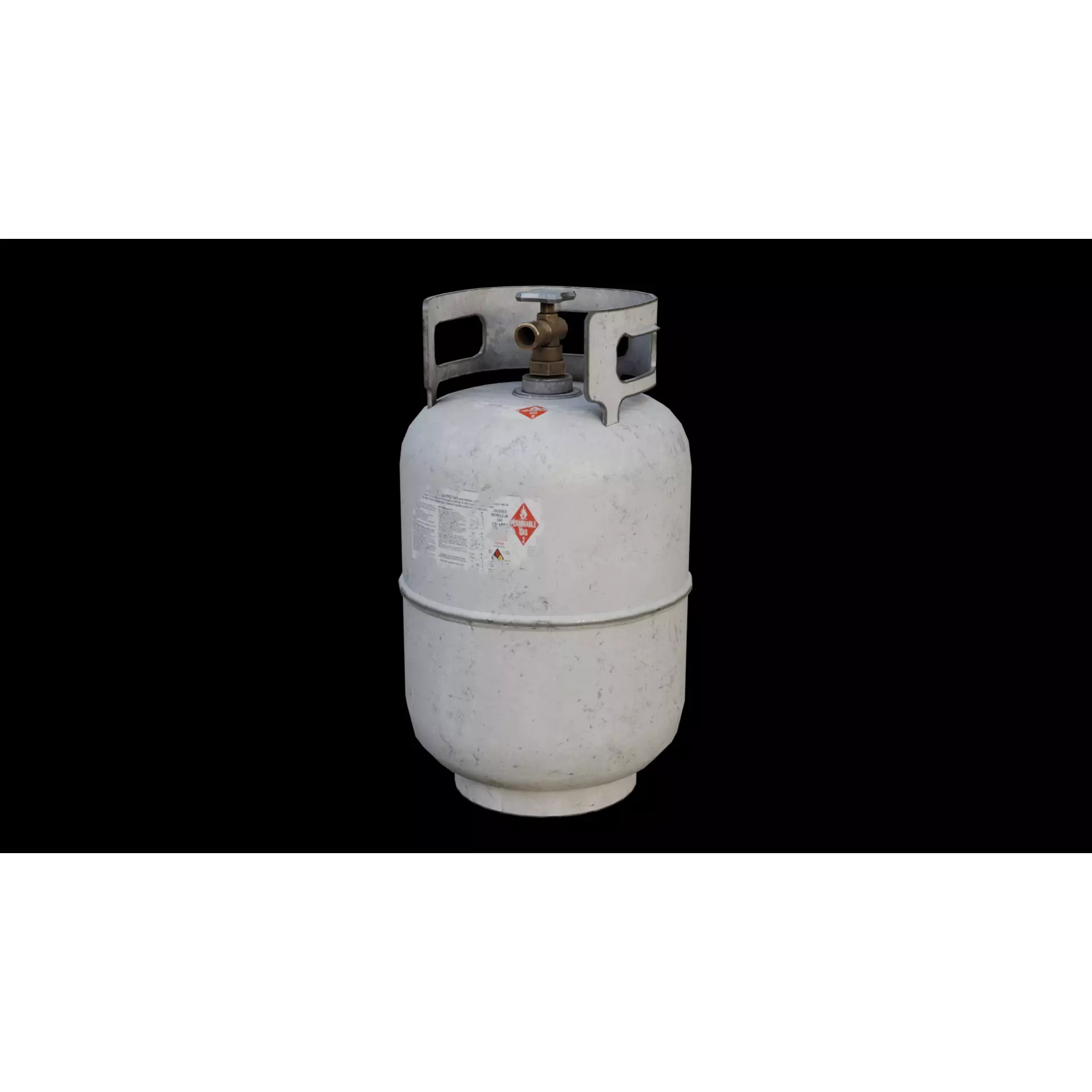 Propane Cylinder - Low-Poly Game-Ready 3D Model - View 2