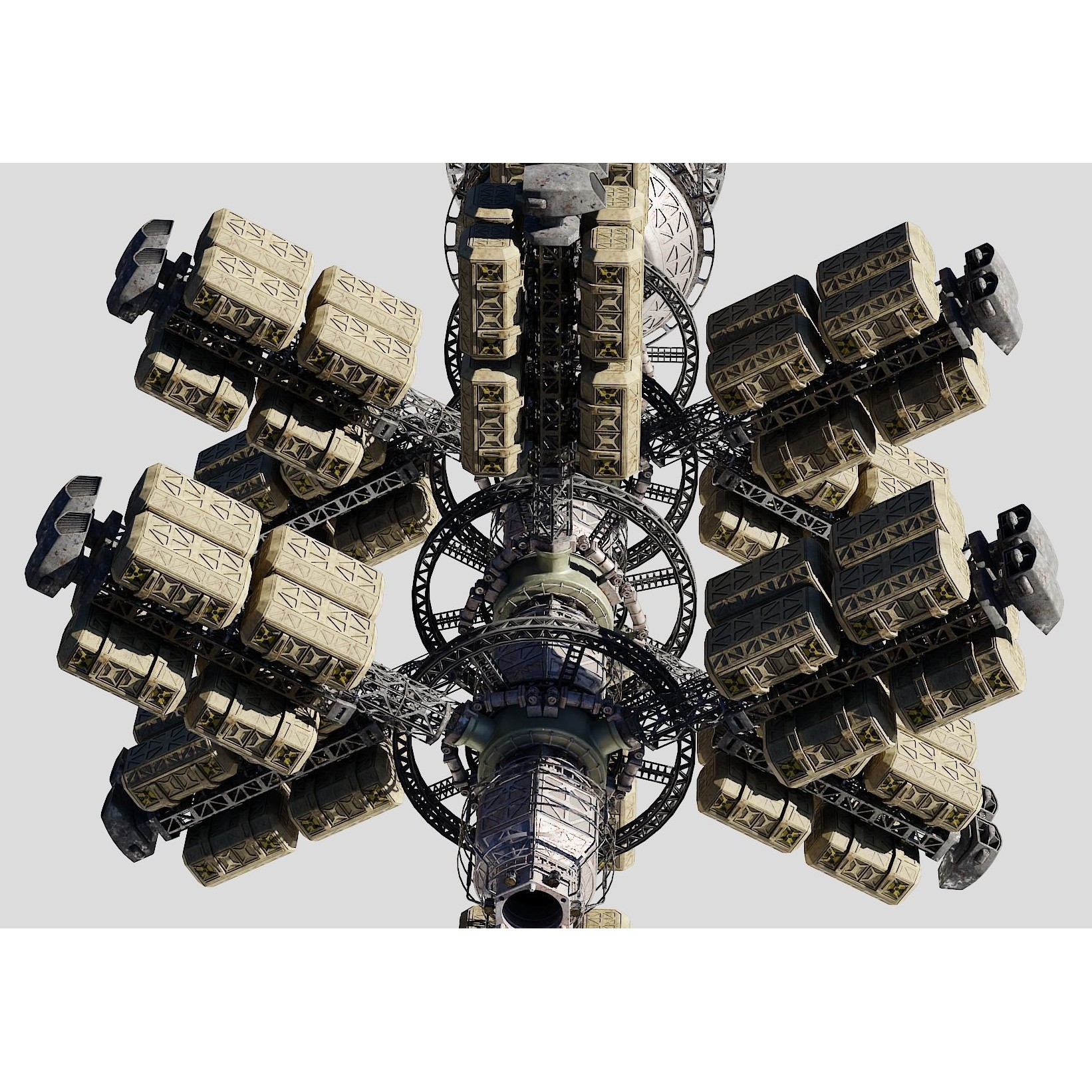 Cargo Spaceship - Game-Ready 3D Model - View 16