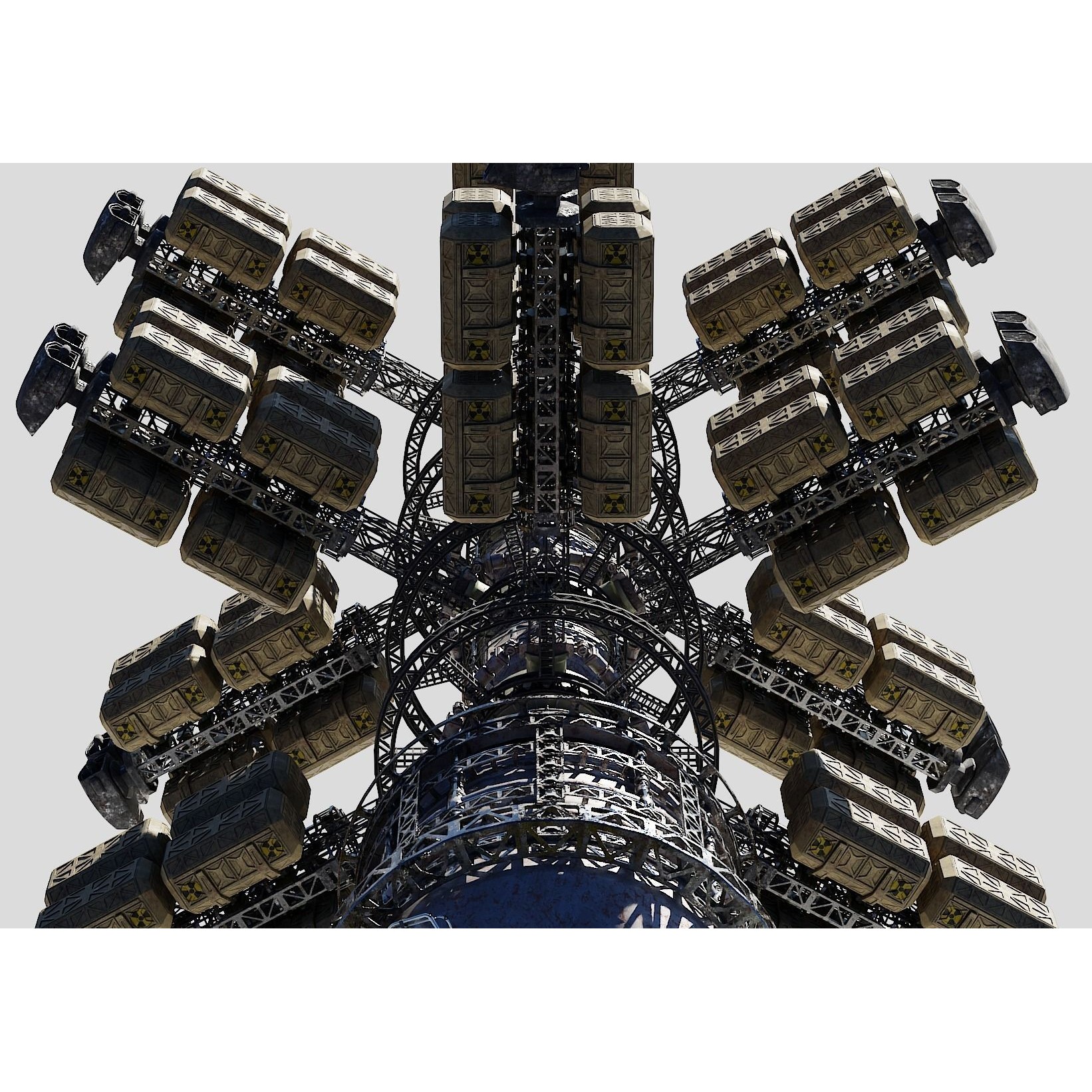 Cargo Spaceship - Game-Ready 3D Model - View 18