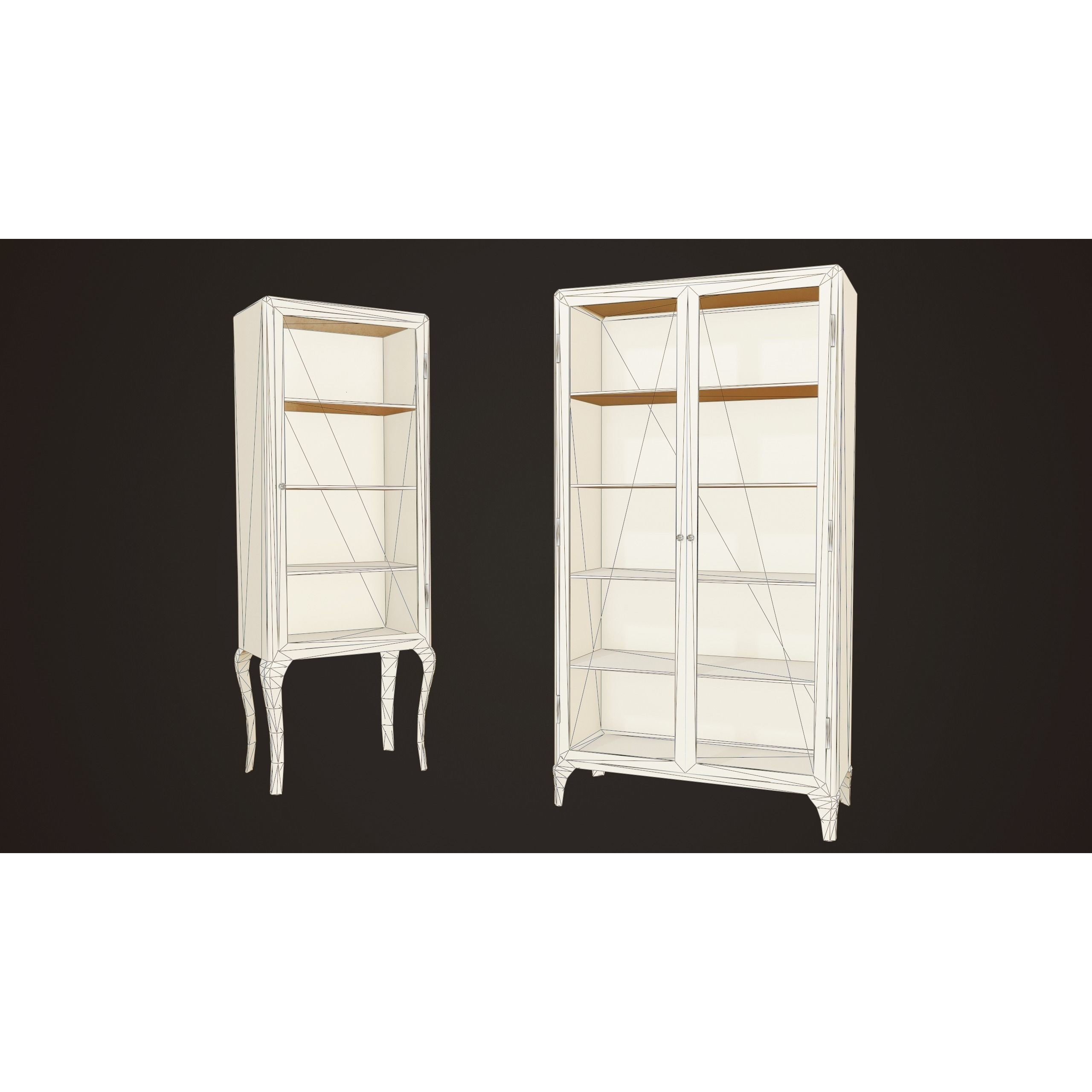 Hospital Cabinets - Low-Poly Game-Ready 3D Model