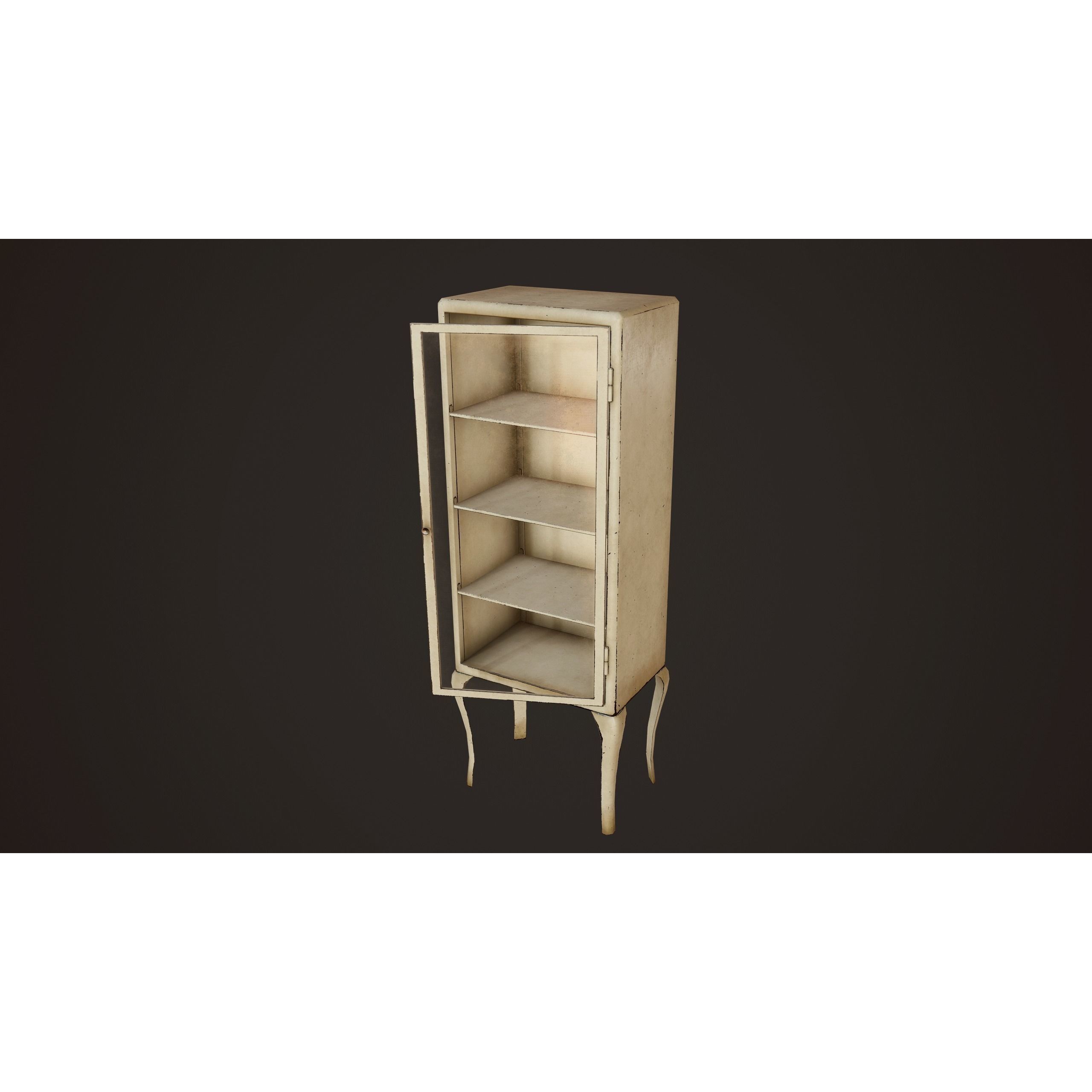 Hospital Cabinets - Low-Poly Game-Ready 3D Model - View 4