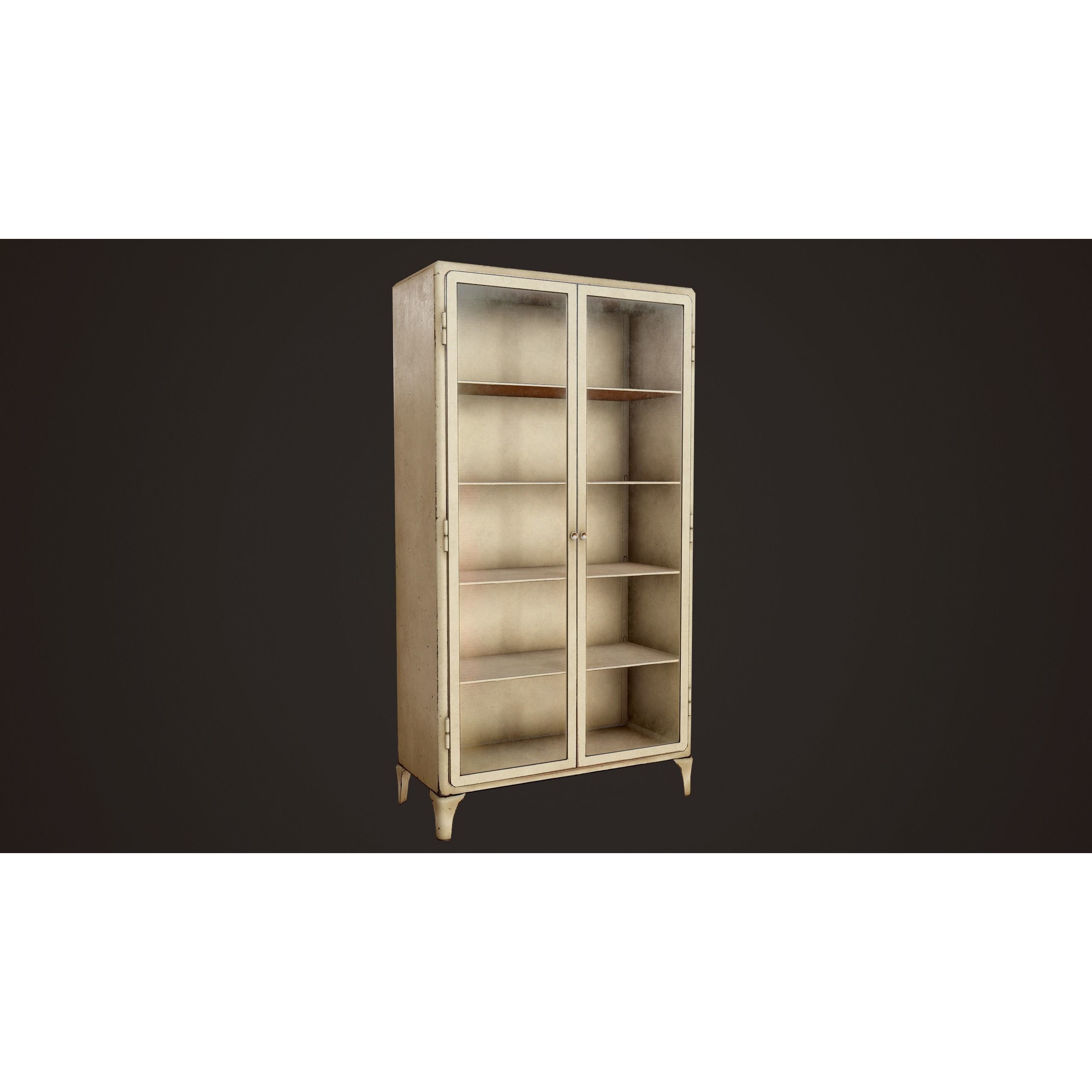 Hospital Cabinets - Low-Poly Game-Ready 3D Model - View 7
