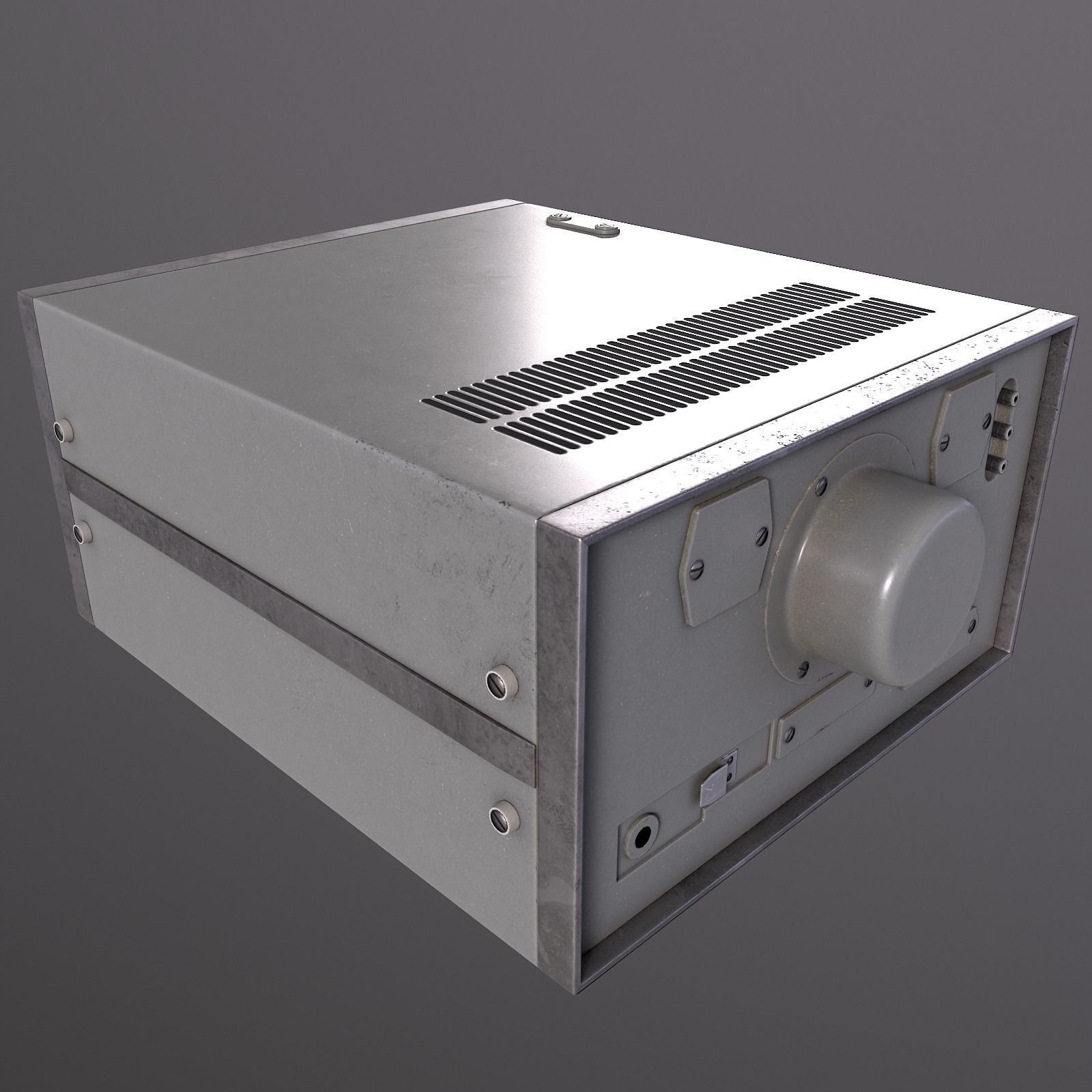 Soviet Oscilloscope - Low-Poly Game-Ready 3D Model - View 6