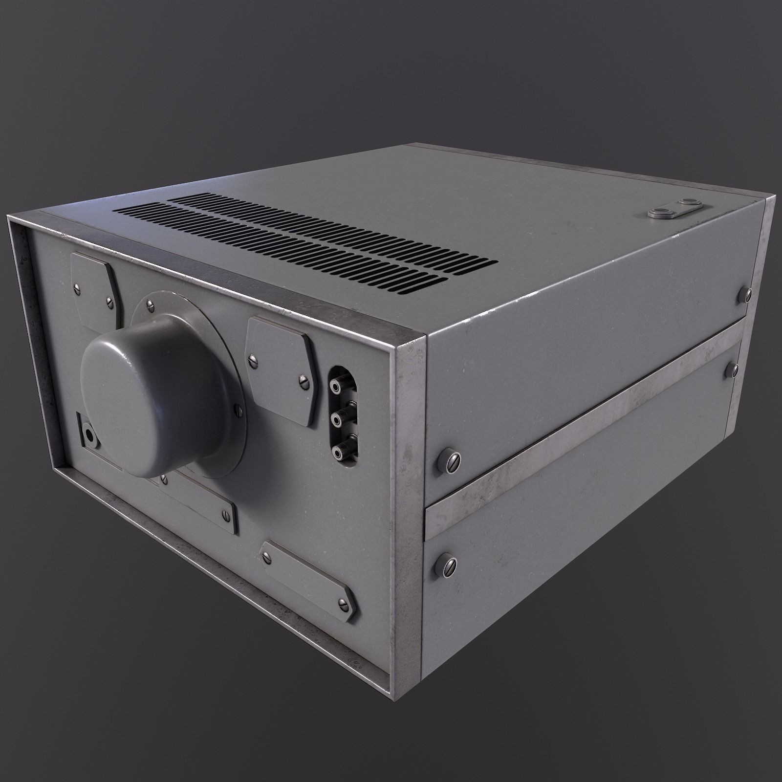 Soviet Oscilloscope - Low-Poly Game-Ready 3D Model - View 7