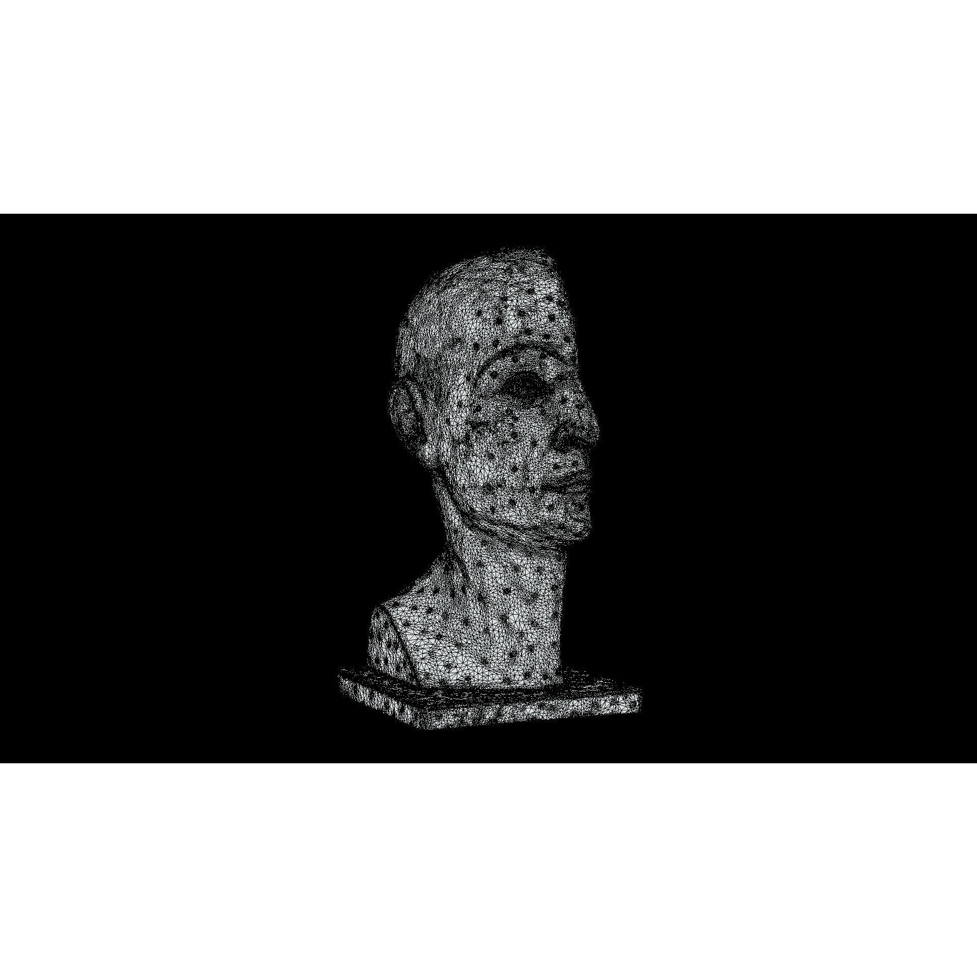 Human Head - Low-Poly Game-Ready 3D Model