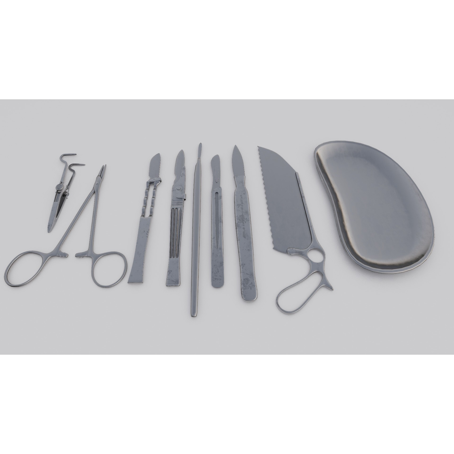 Surgical Tools - Low-Poly Game-Ready 3D Model - View 18
