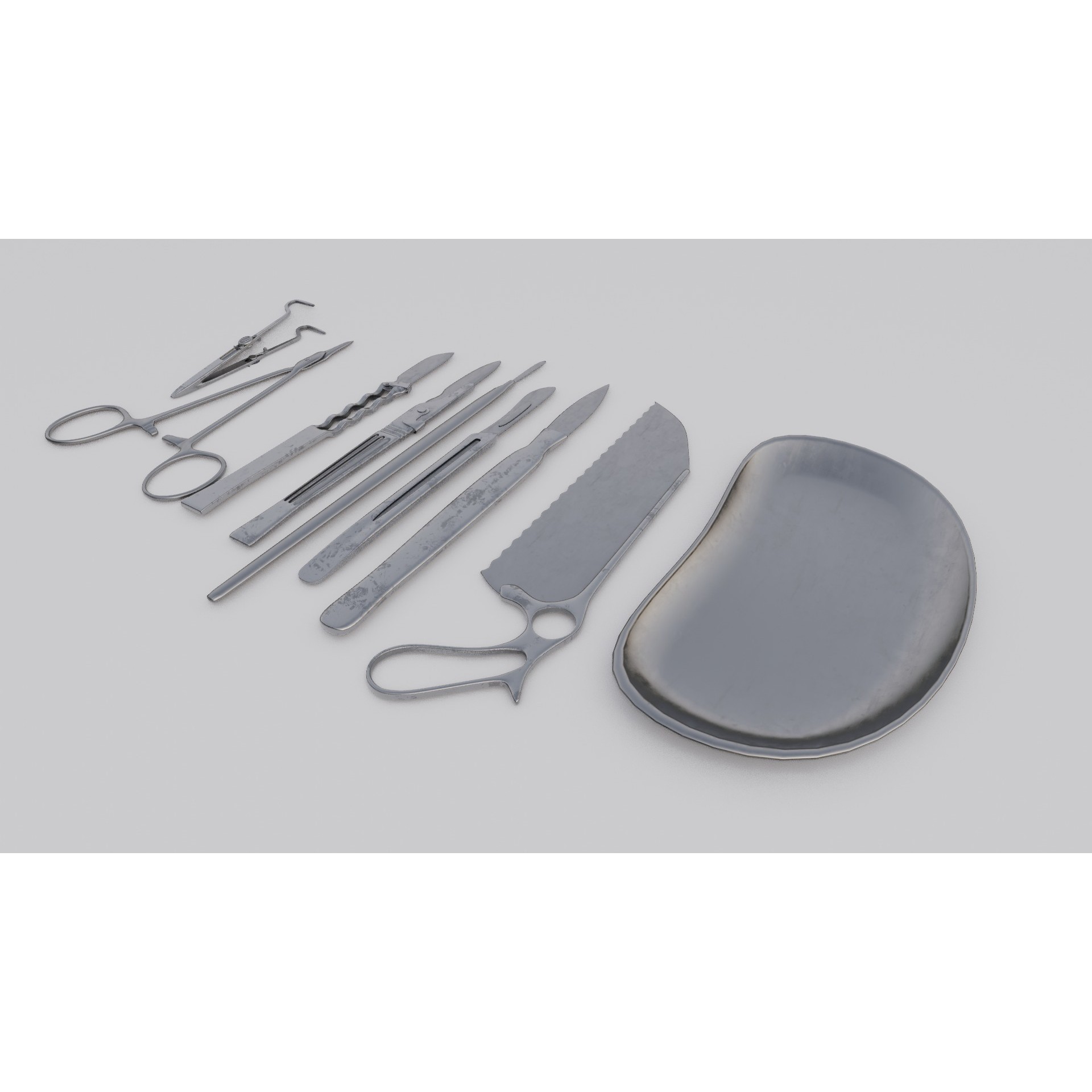 Surgical Tools - Low-Poly Game-Ready 3D Model - View 19