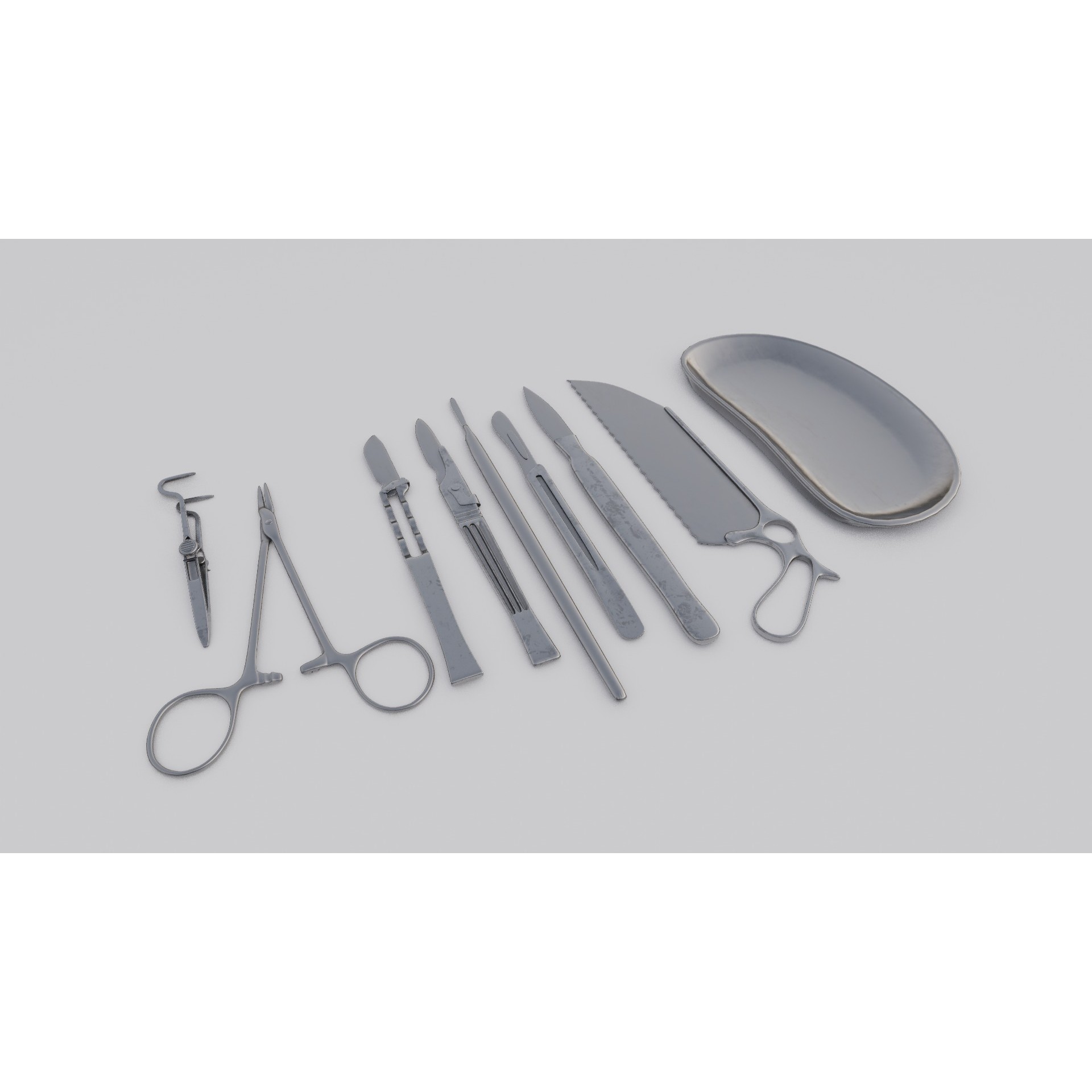 Surgical Tools - Low-Poly Game-Ready 3D Model - View 21