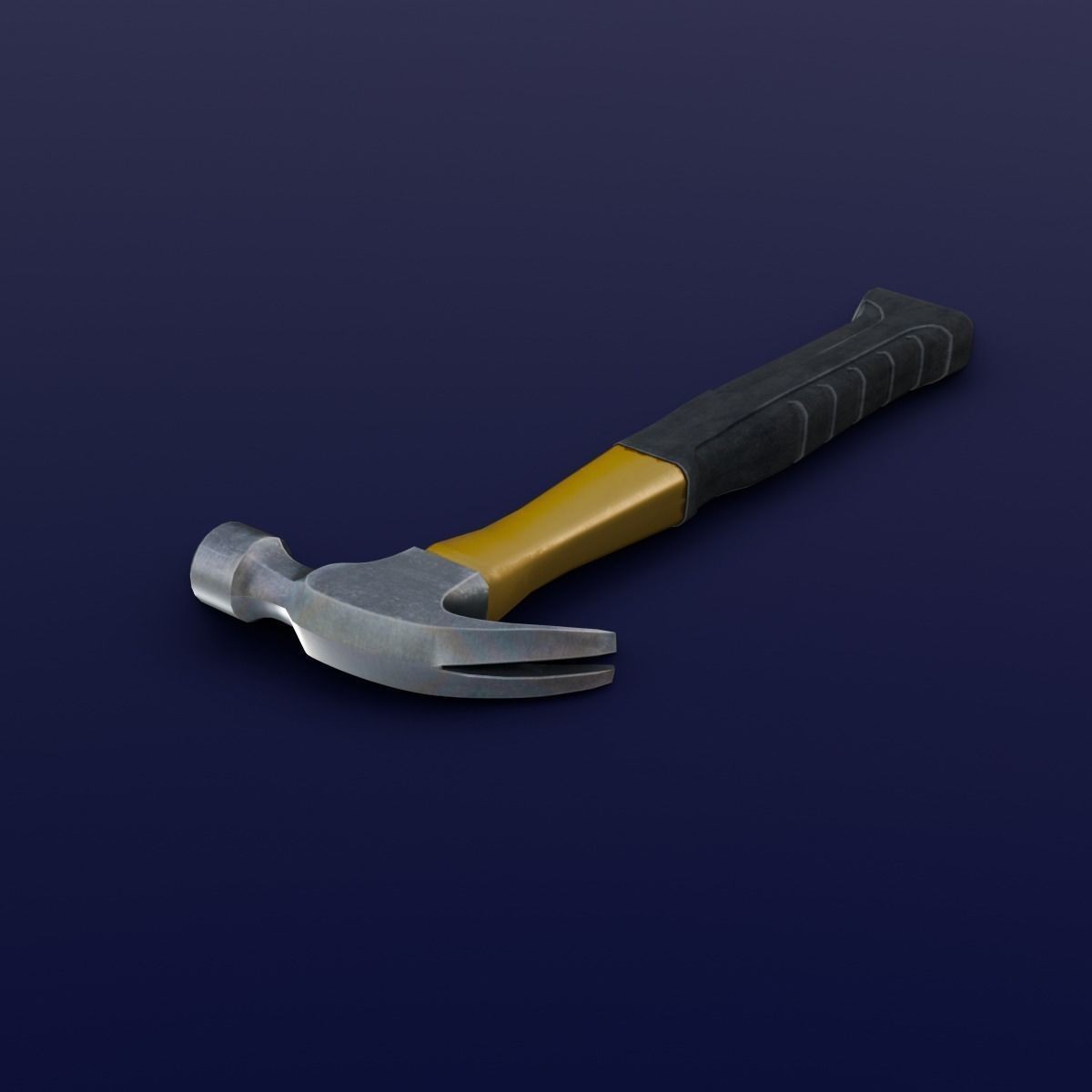 Hammer - Low-Poly Game-Ready 3D Model - View 10