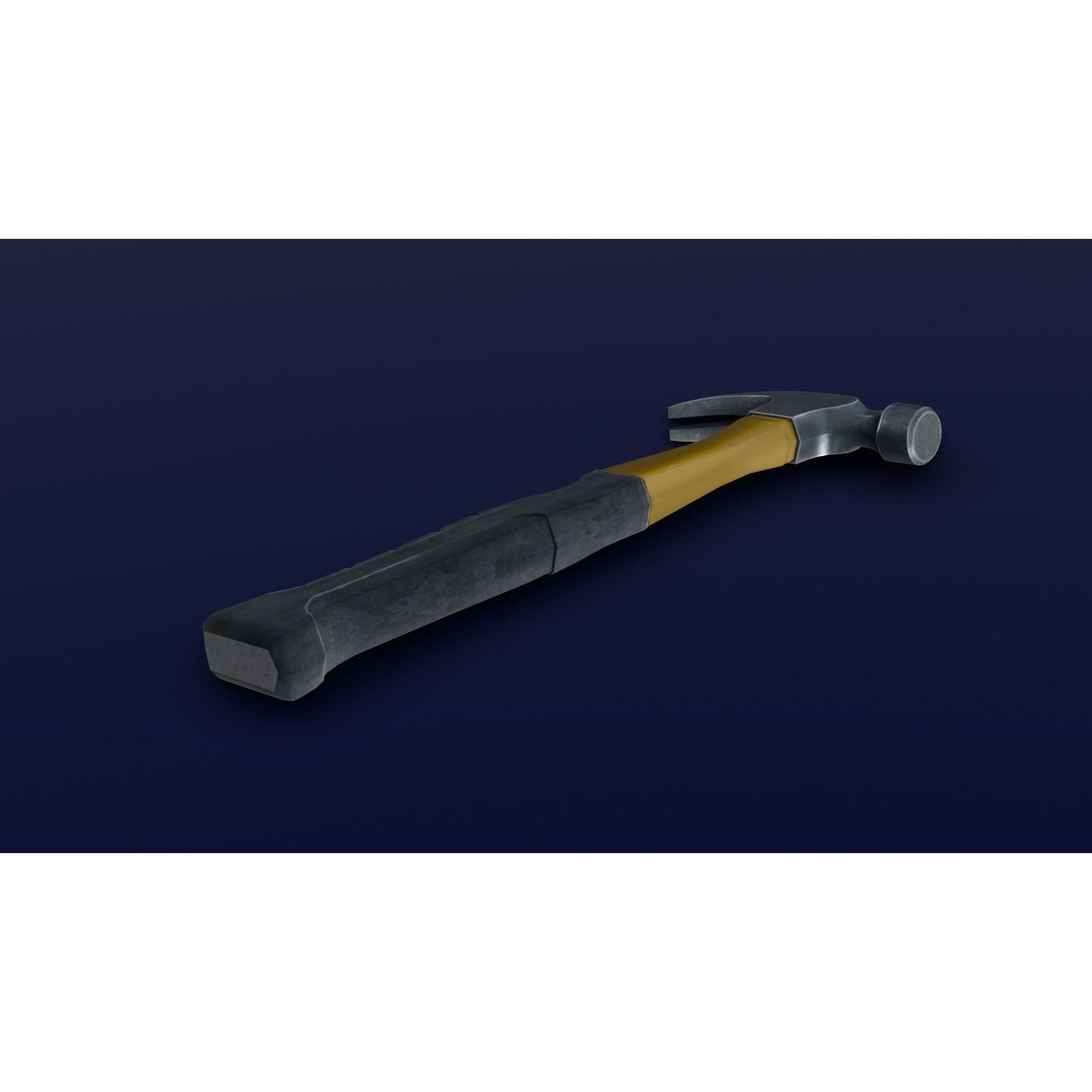 Hammer - Low-Poly Game-Ready 3D Model - View 15