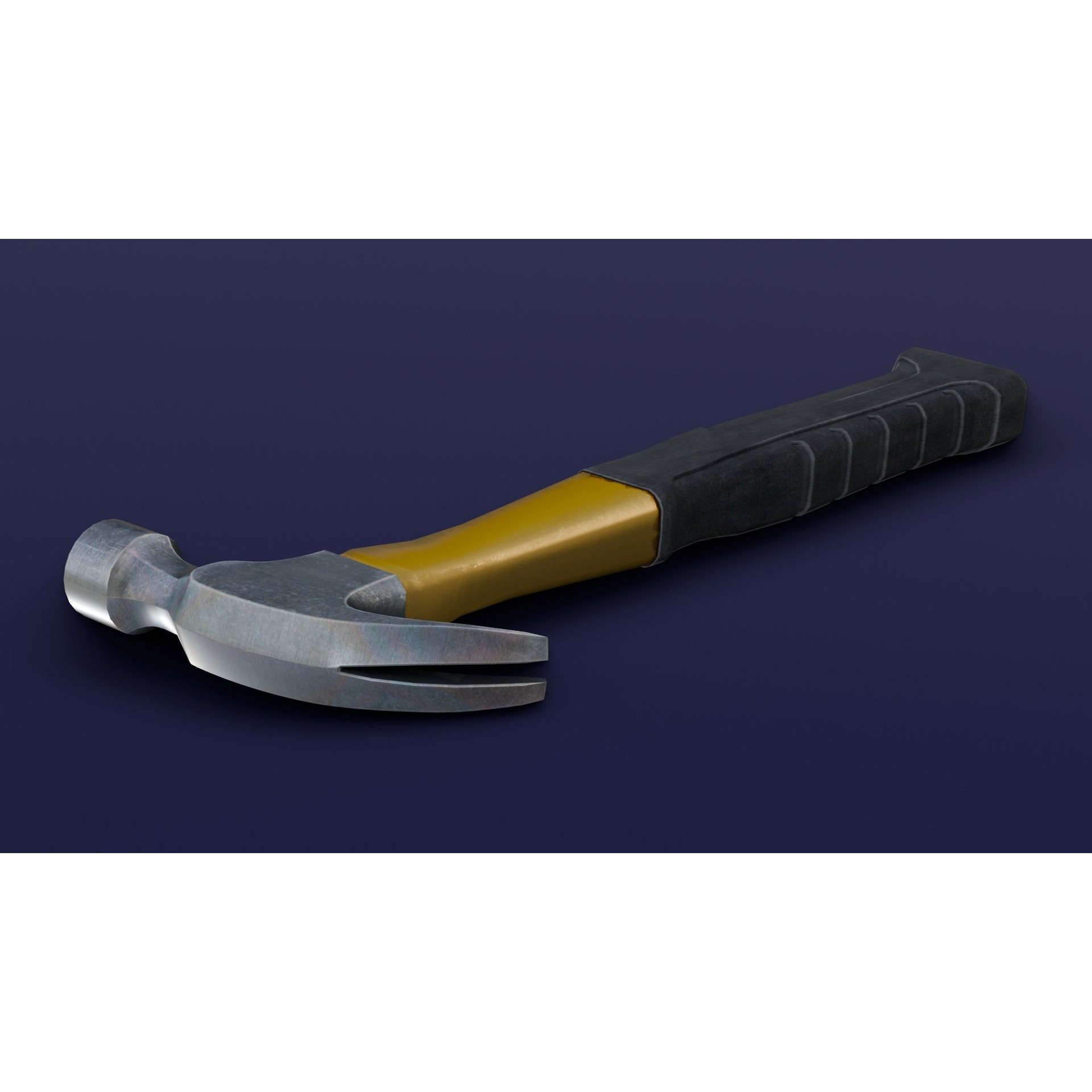 Hammer - Low-Poly Game-Ready 3D Model - View 17