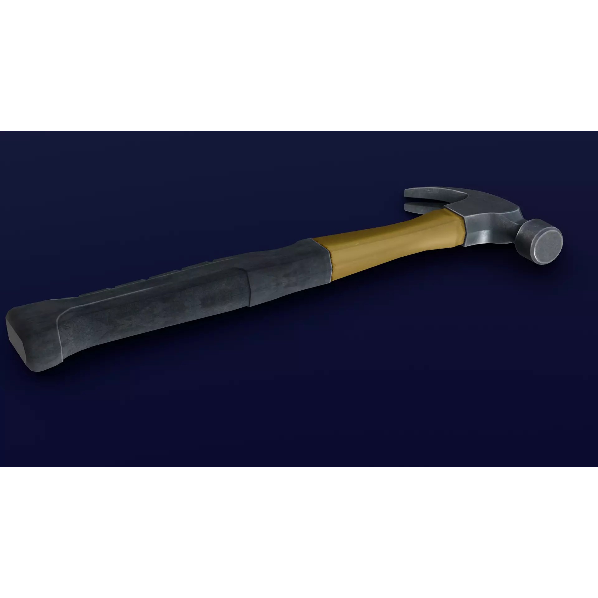 Hammer - Low-Poly Game-Ready 3D Model - View 2