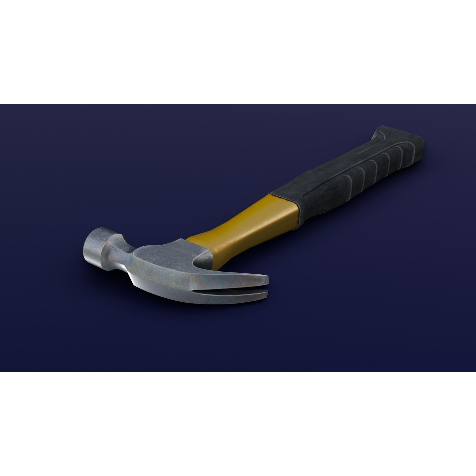 Hammer - Low-Poly Game-Ready 3D Model - View 3