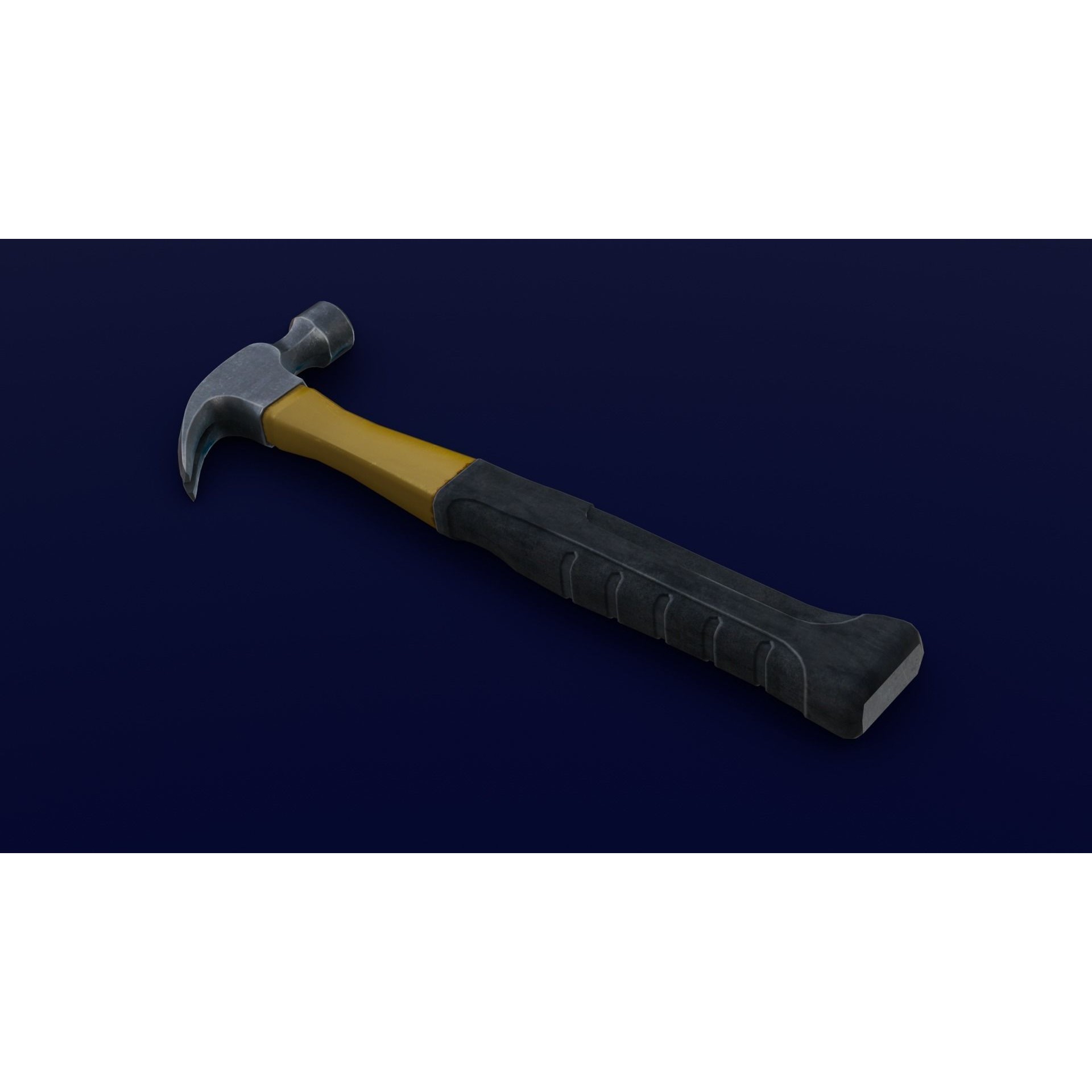 Hammer - Low-Poly Game-Ready 3D Model - View 4