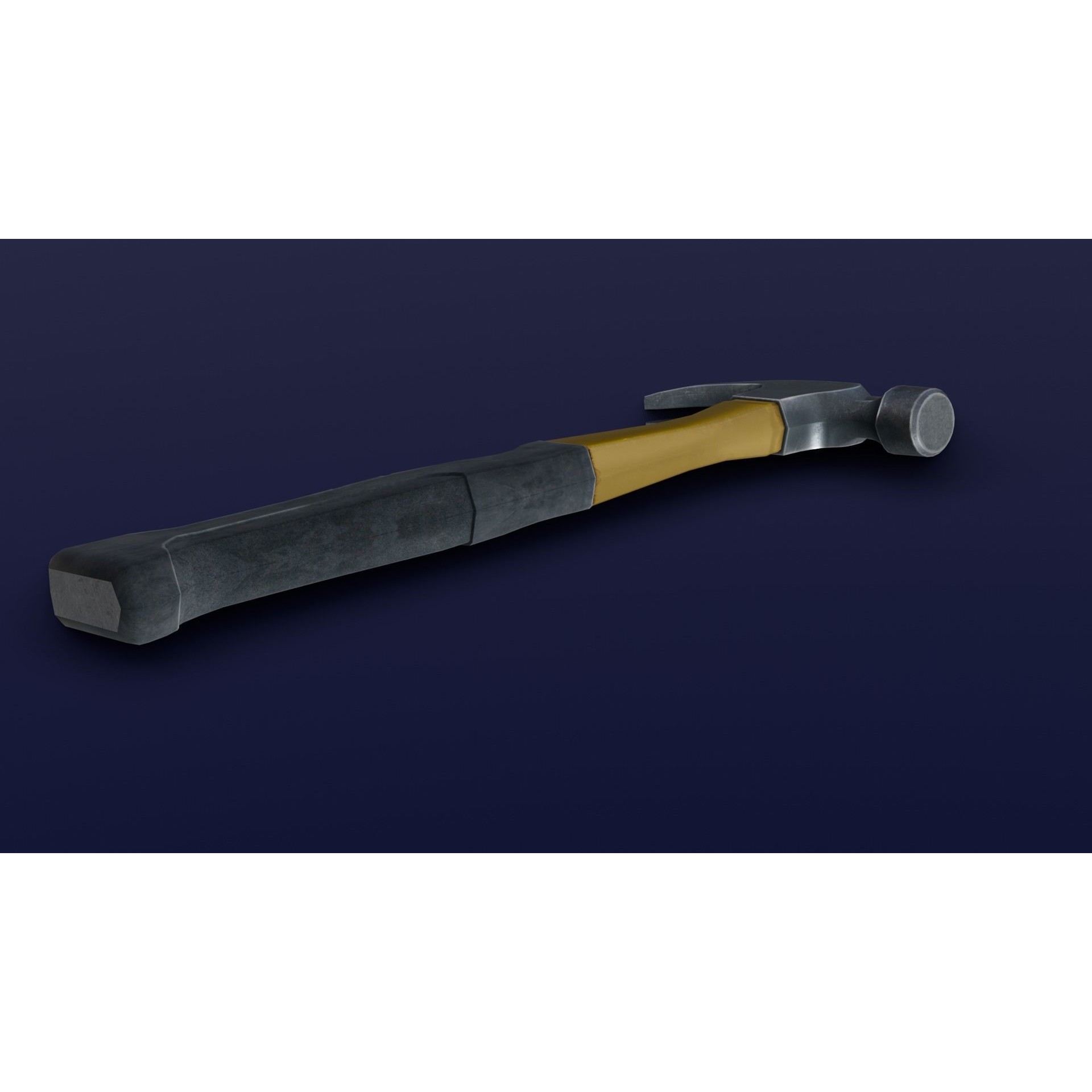 Hammer - Low-Poly Game-Ready 3D Model - View 6