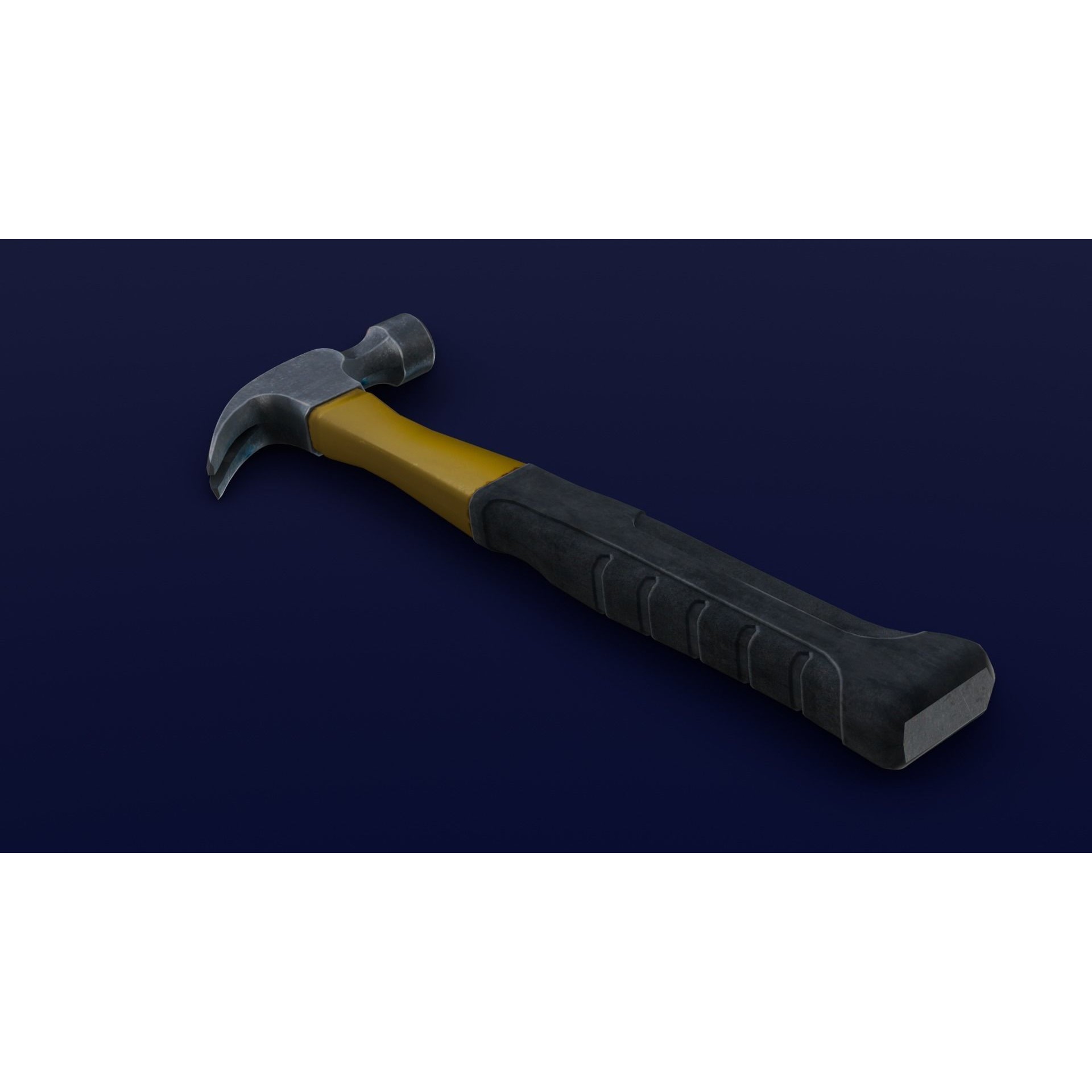 Hammer - Low-Poly Game-Ready 3D Model - View 7