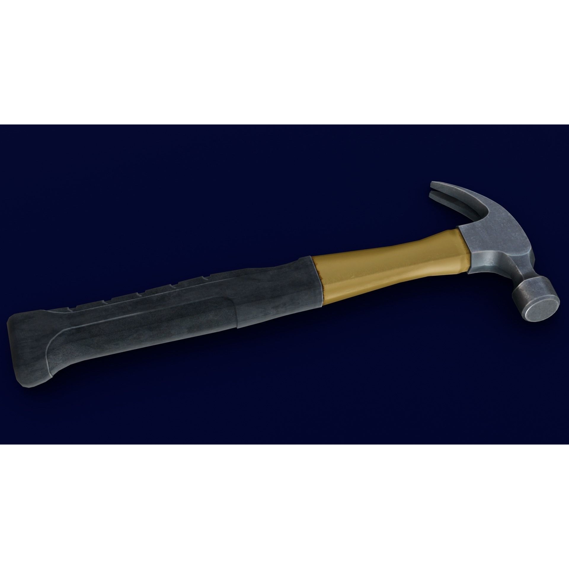 Hammer - Low-Poly Game-Ready 3D Model - View 8