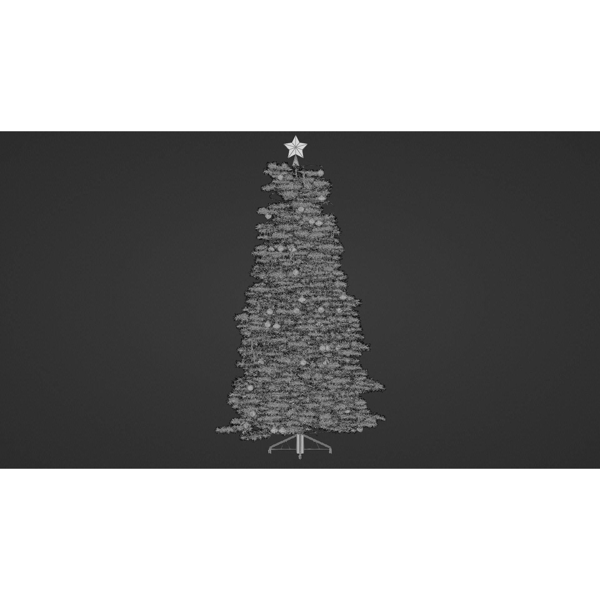Christmas Tree - Game-Ready 3D Model - View 15