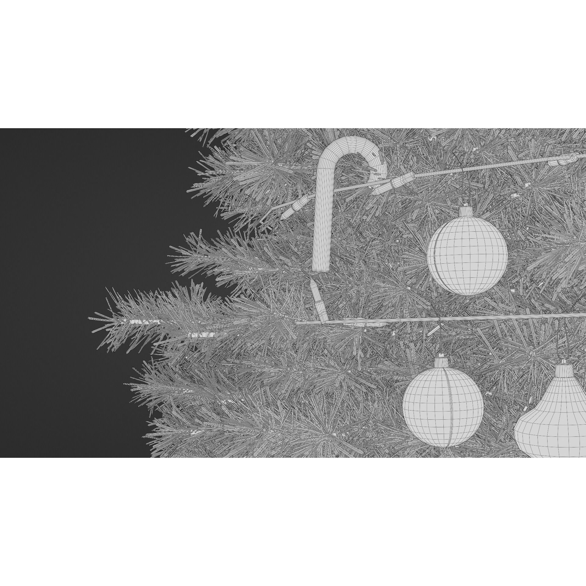 Christmas Tree - Game-Ready 3D Model - View 16