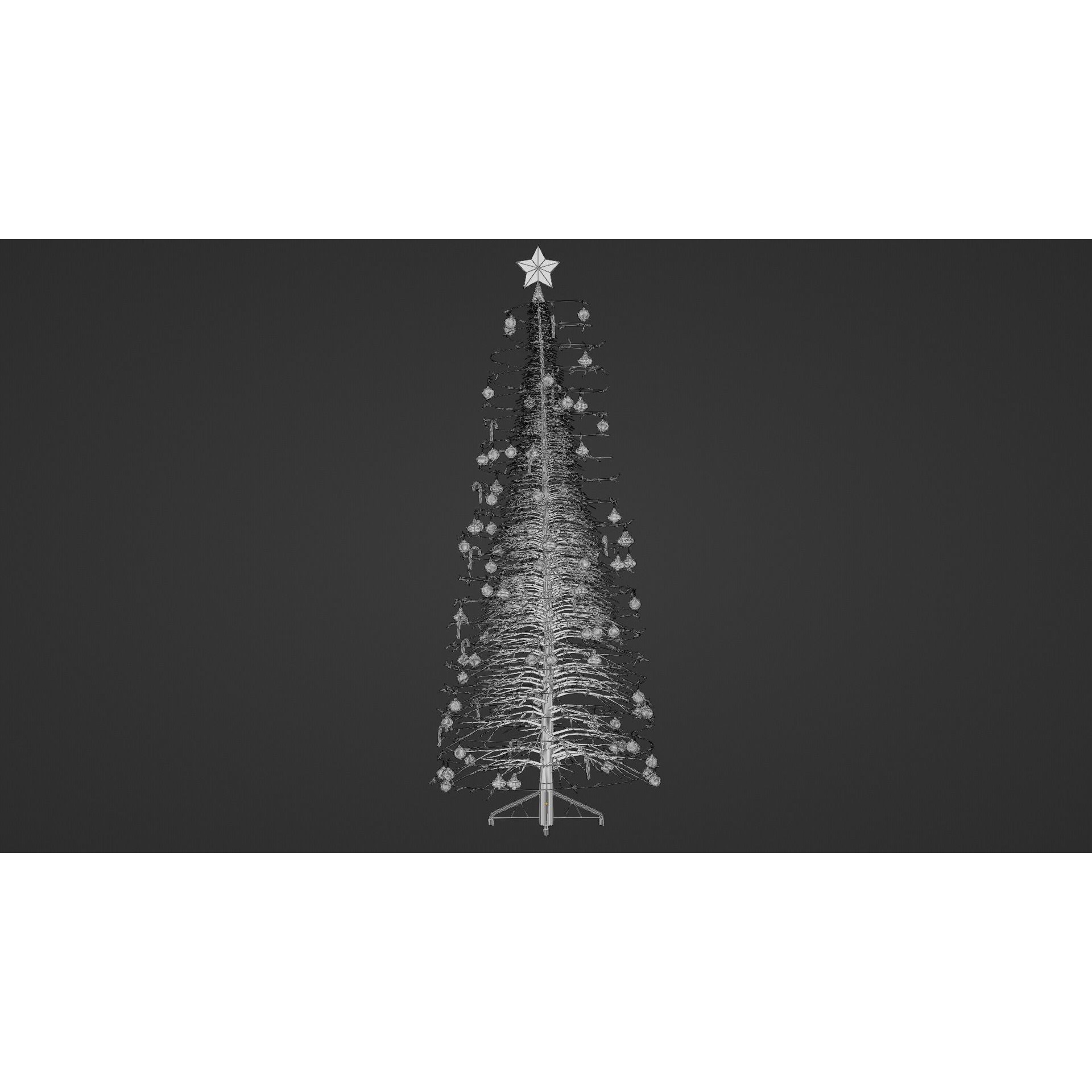 Christmas Tree - Game-Ready 3D Model - View 18