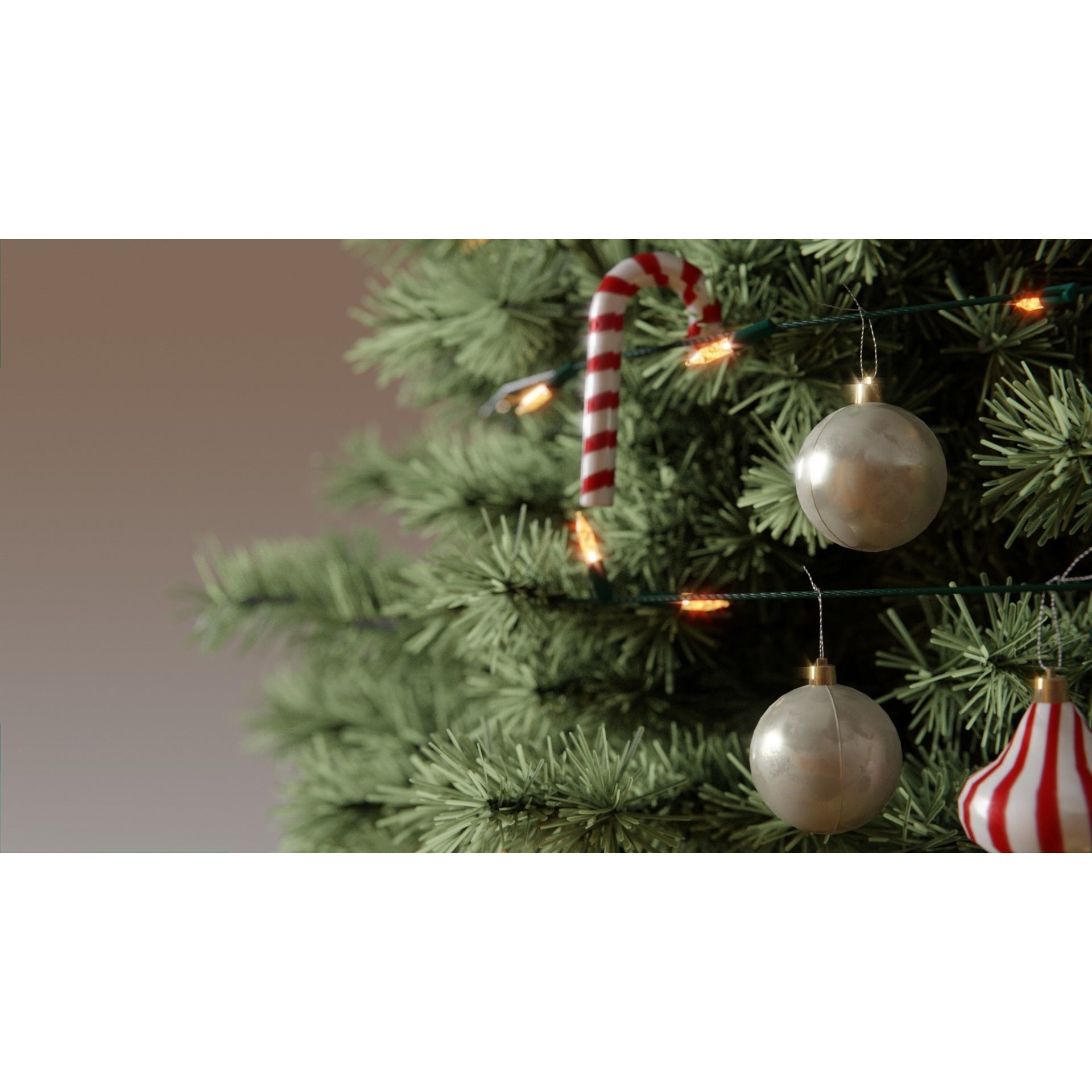Christmas Tree - Game-Ready 3D Model - View 3