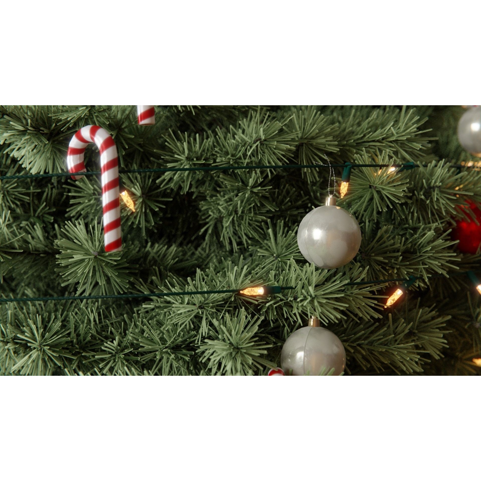 Christmas Tree - Game-Ready 3D Model - View 5