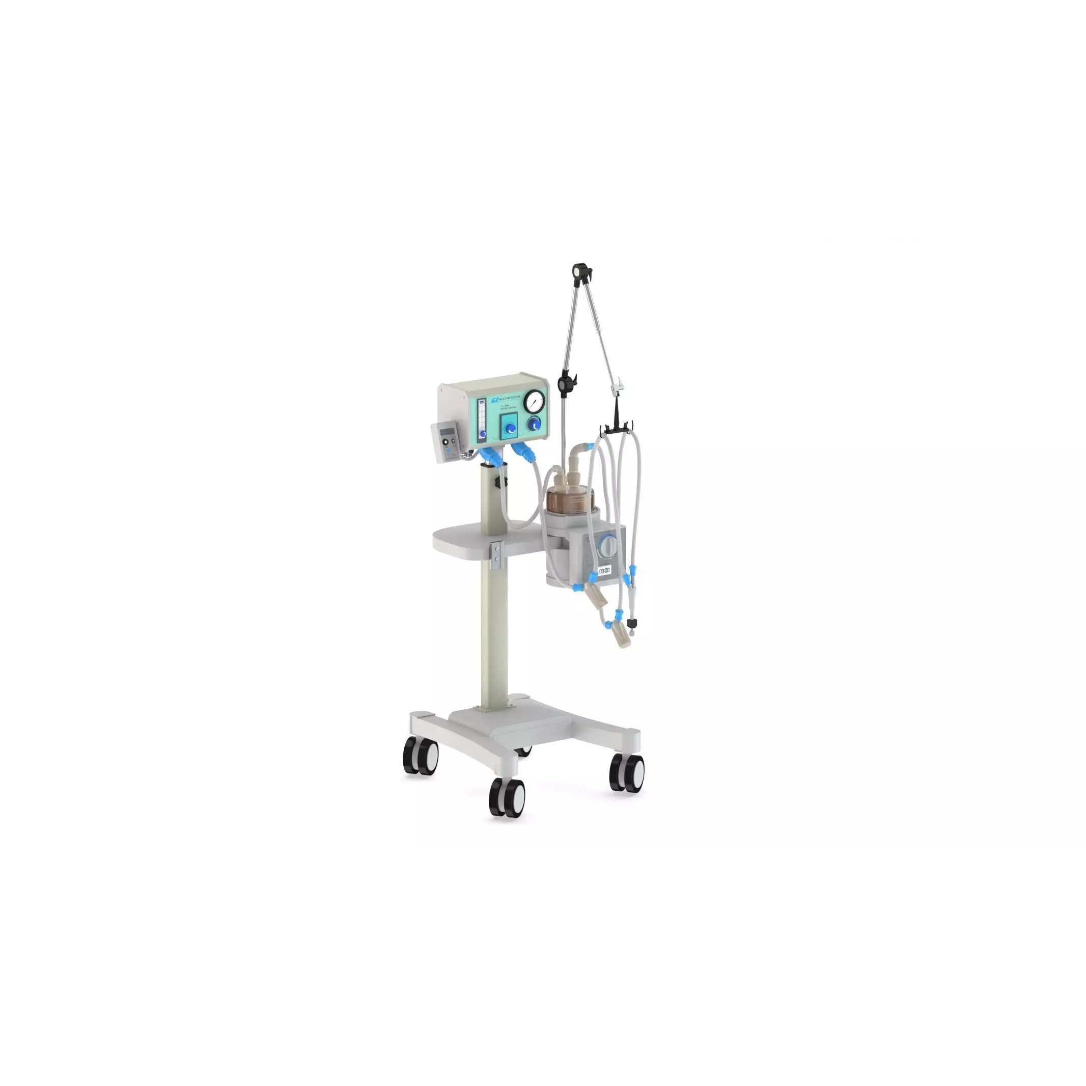 Medical Oxygen Gas Analyzer - Game-Ready 3D Model - View 2