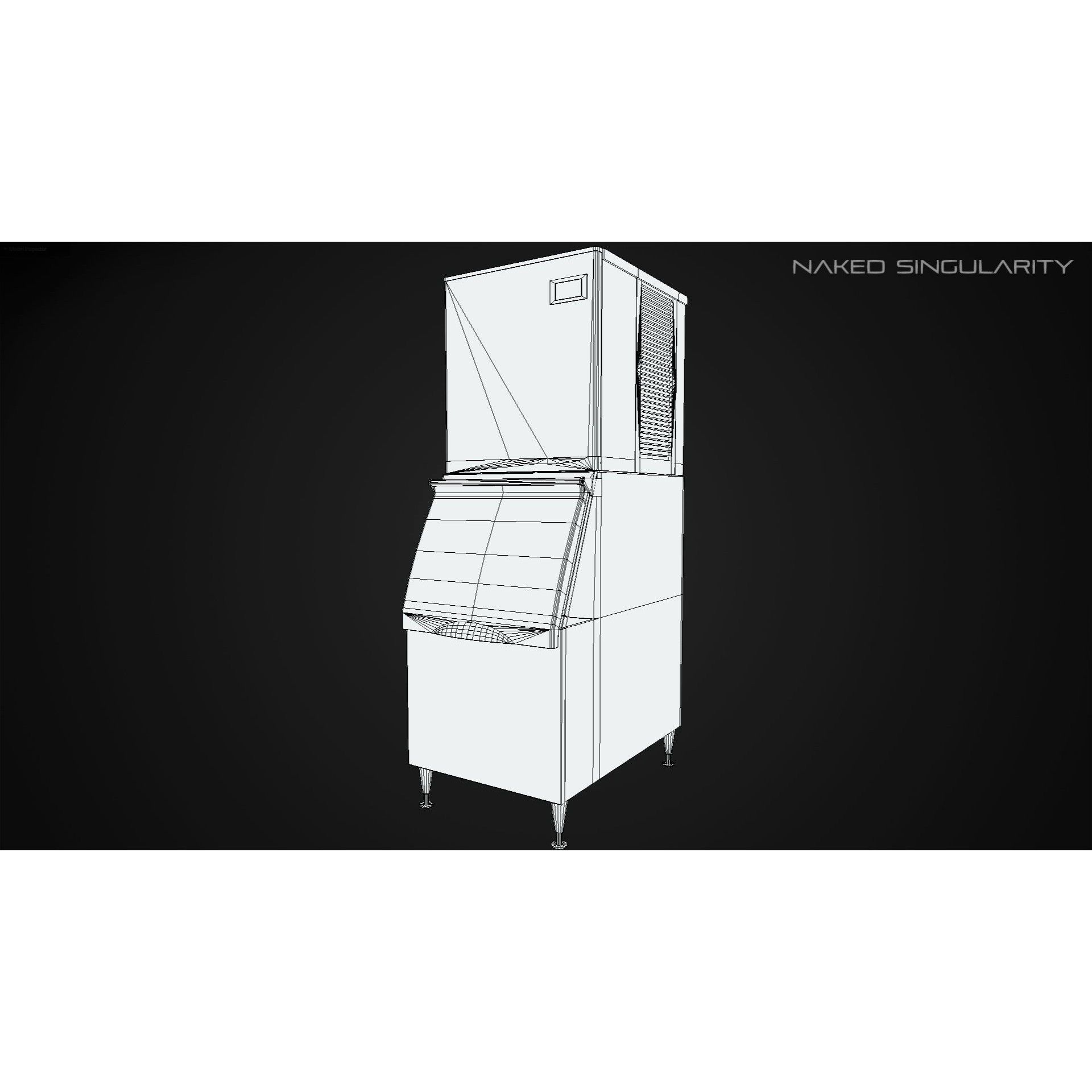 Ice Maker - Low-Poly Game-Ready 3D Model - View 10