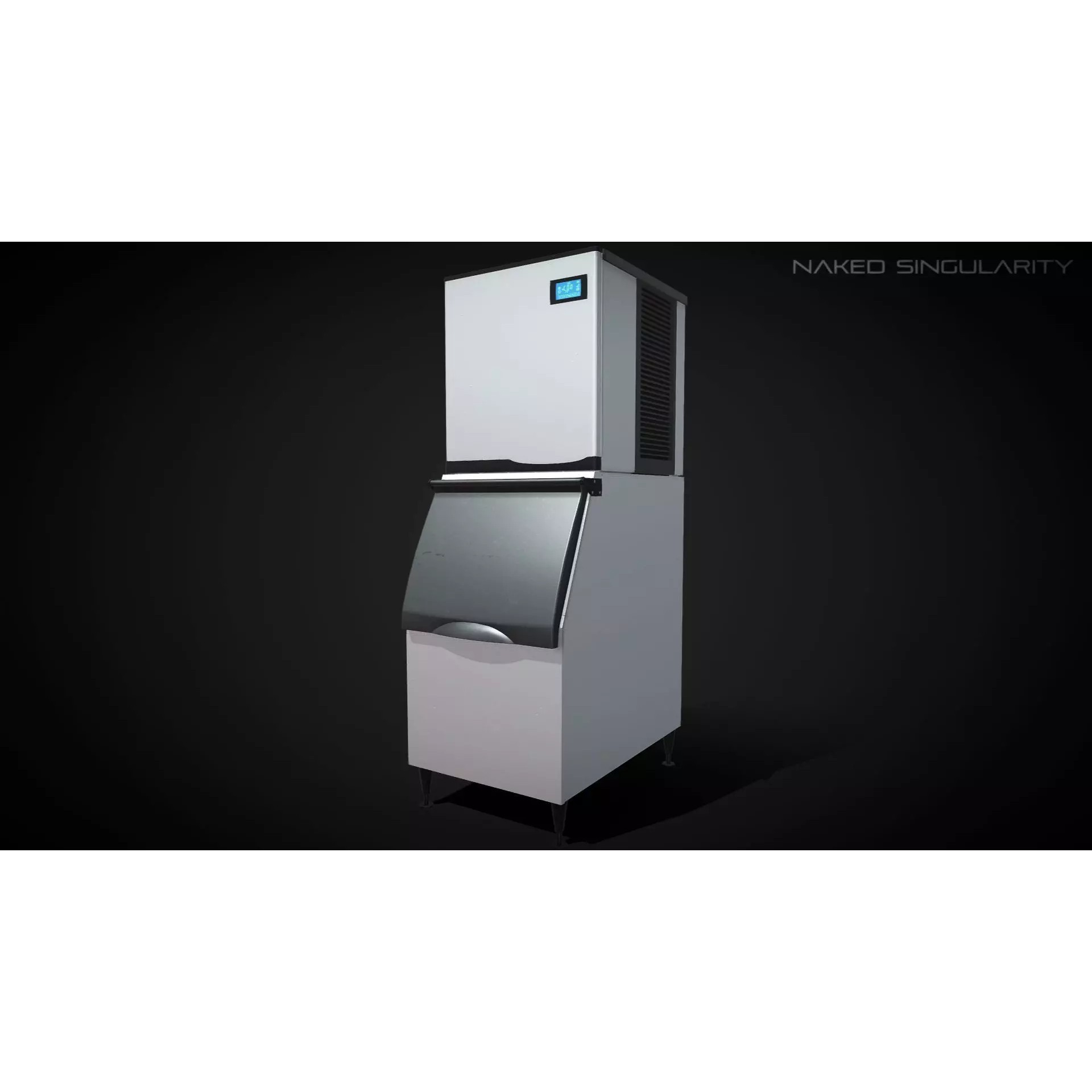 Ice Maker - Low-Poly Game-Ready 3D Model - View 2