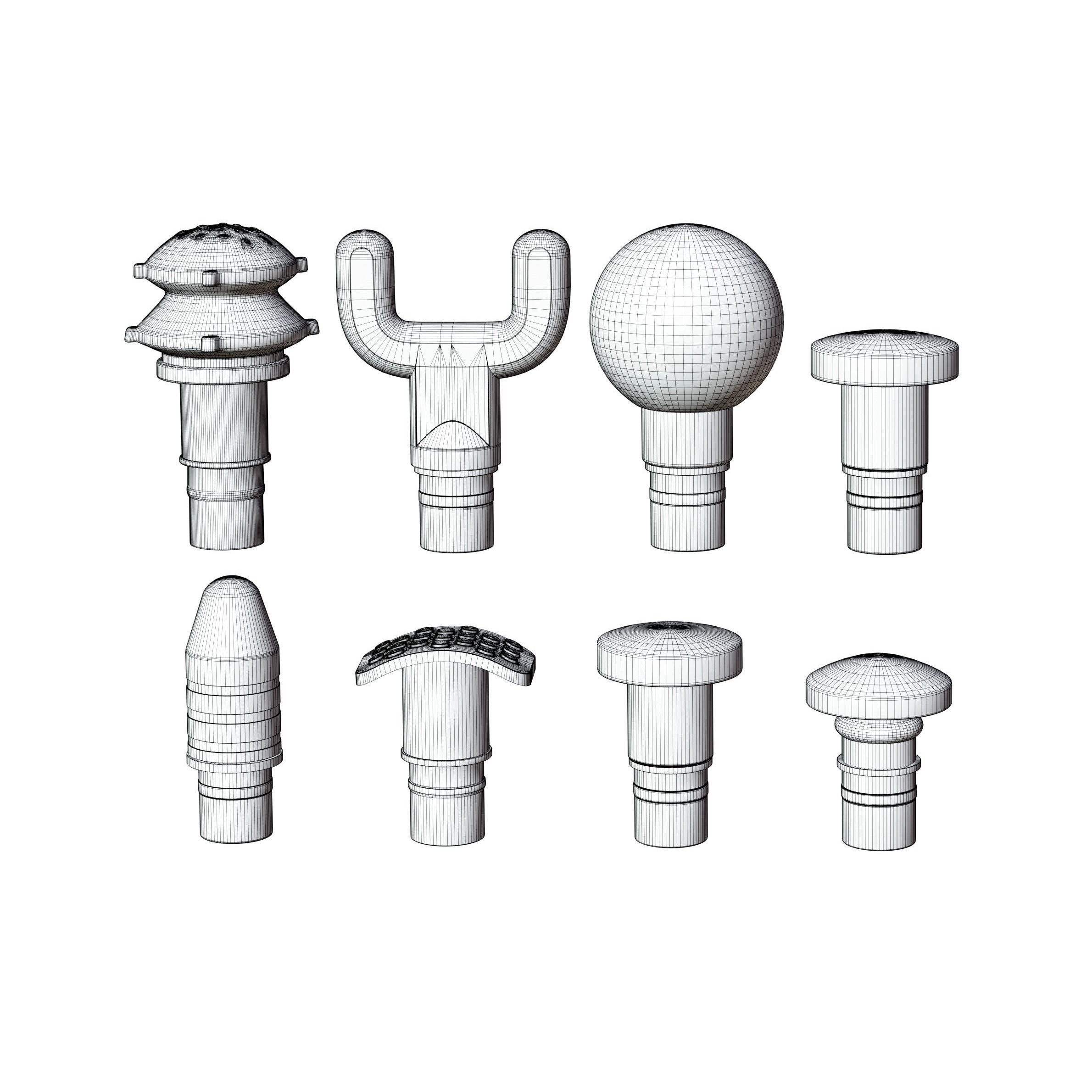 Massage Gun - High-Quality Game-Ready 3D Model - View 10