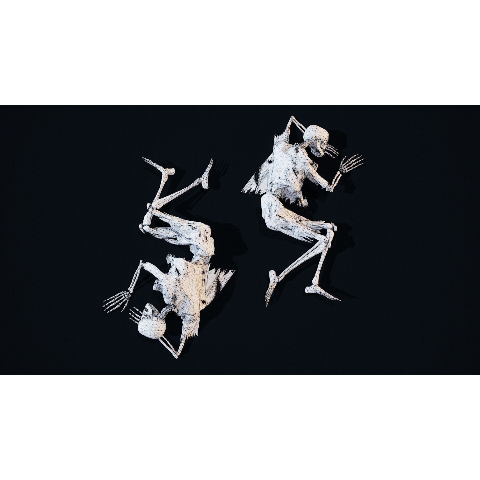 Skeleton Remains 6 - Low-Poly Game-Ready 3D Model - View 12