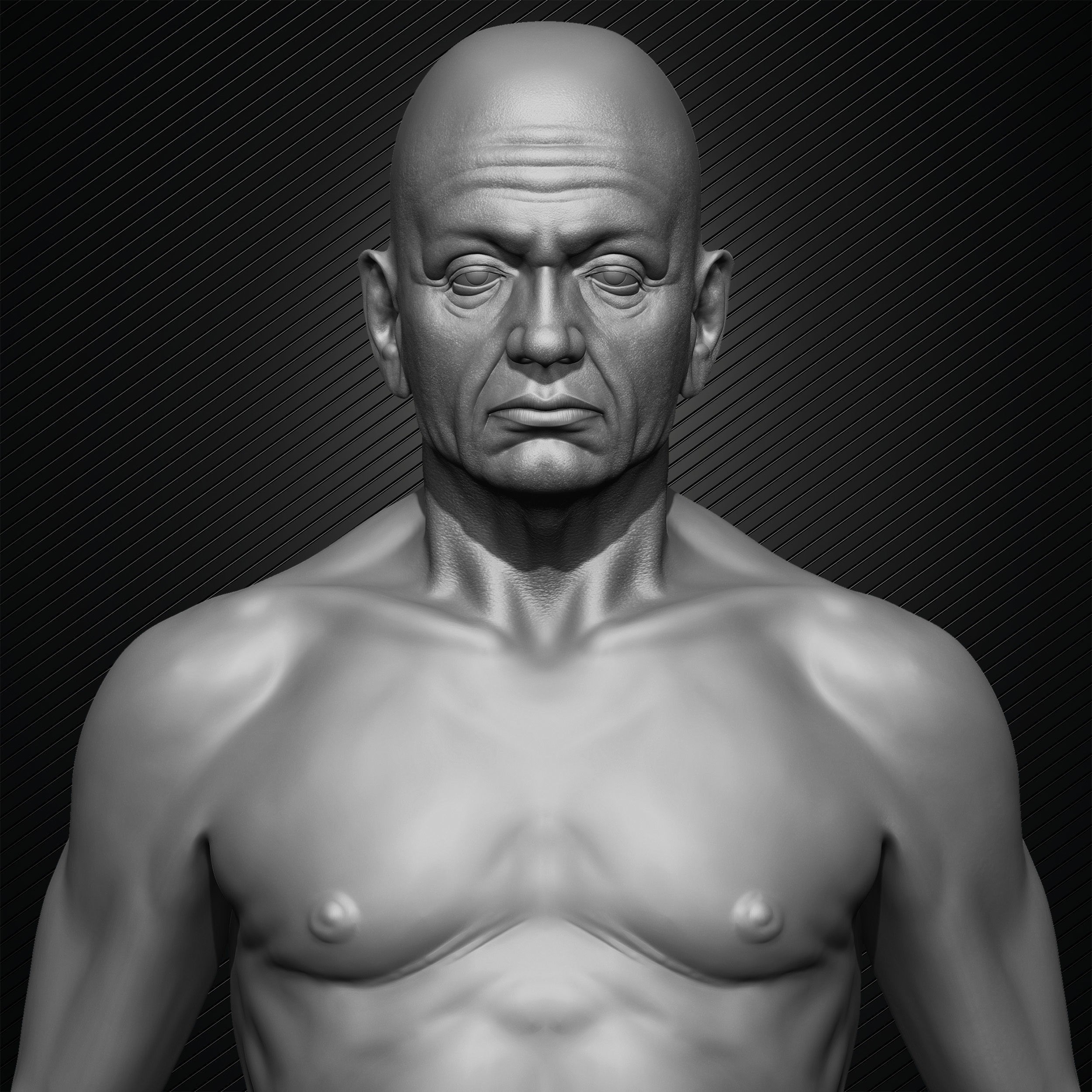 Old Man - Low-Poly Game-Ready 3D Model